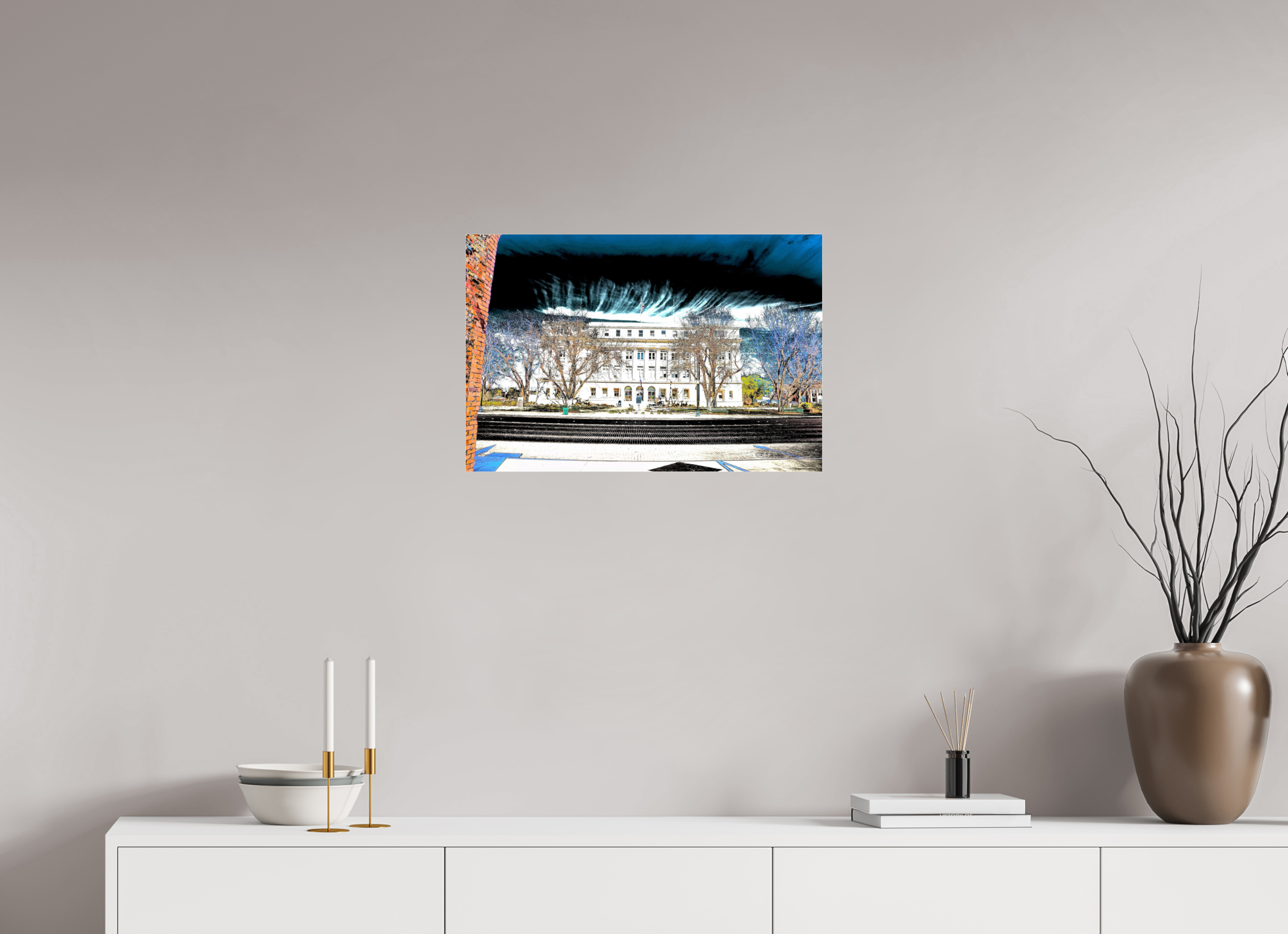 24 x 16″, acrylic-noframe-glossy Breckenridge Courthouse