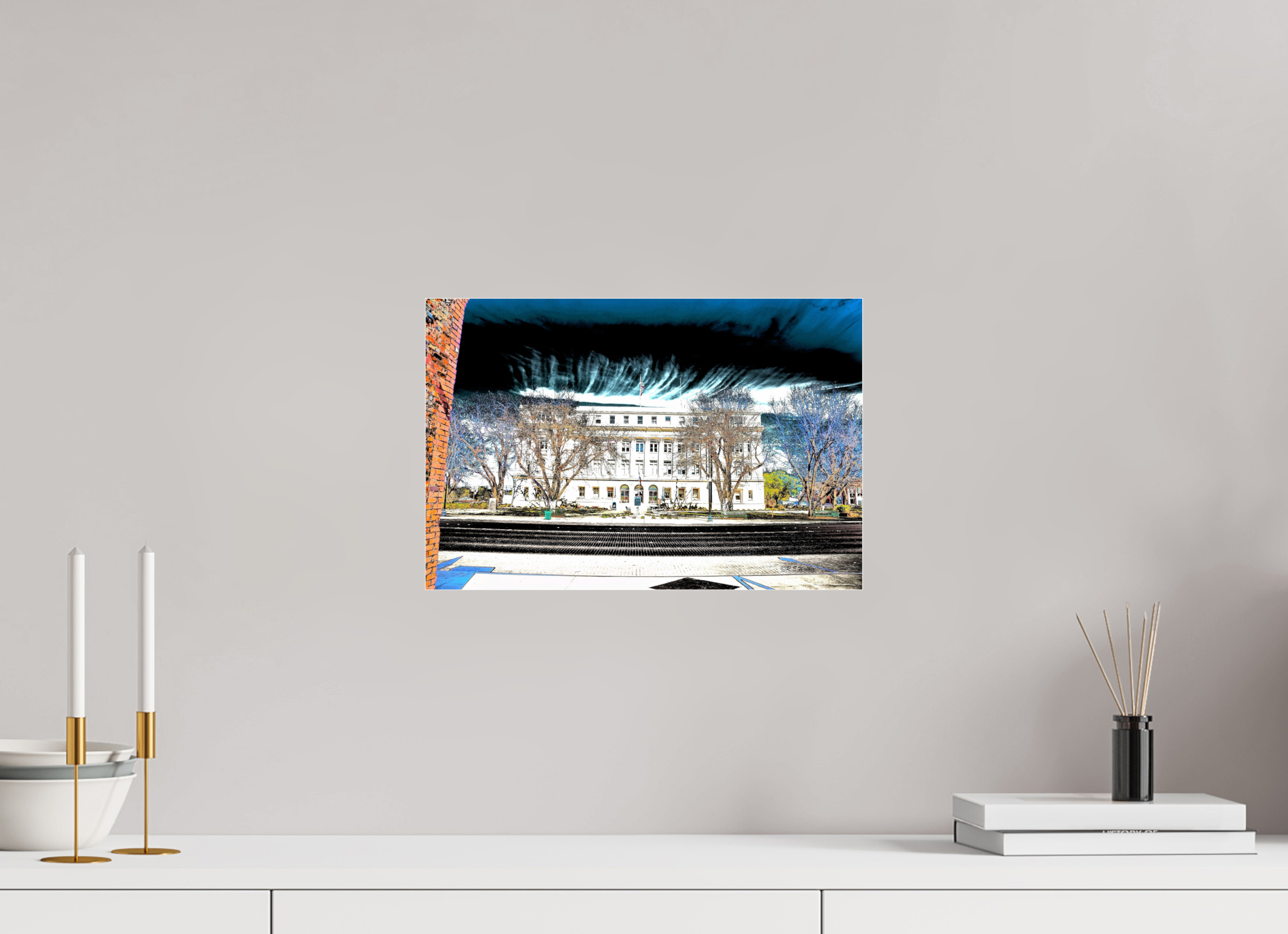 15 x 10″, acrylic-noframe-glossy Breckenridge Courthouse