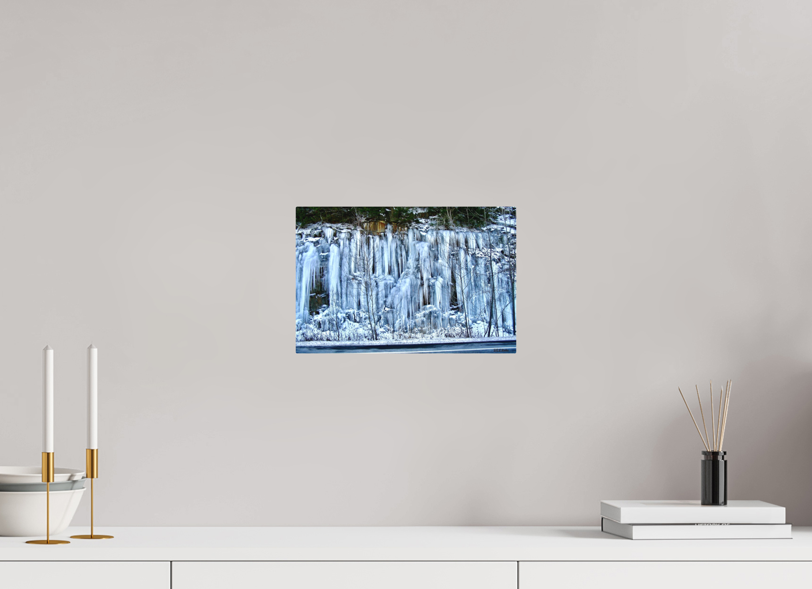 12 x 8″, Aluminum Ice Wall