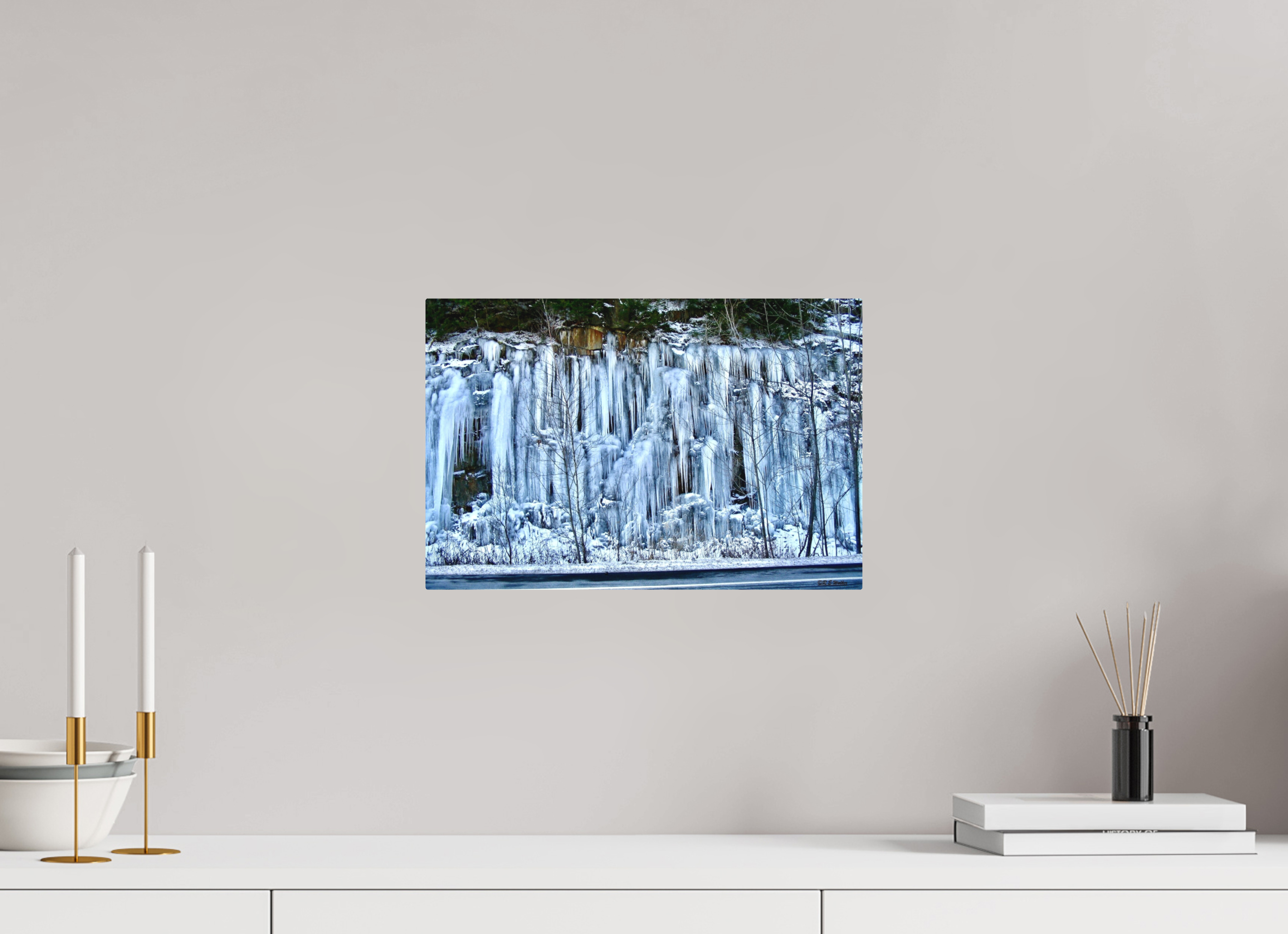 15 x 10″, Aluminum Ice Wall