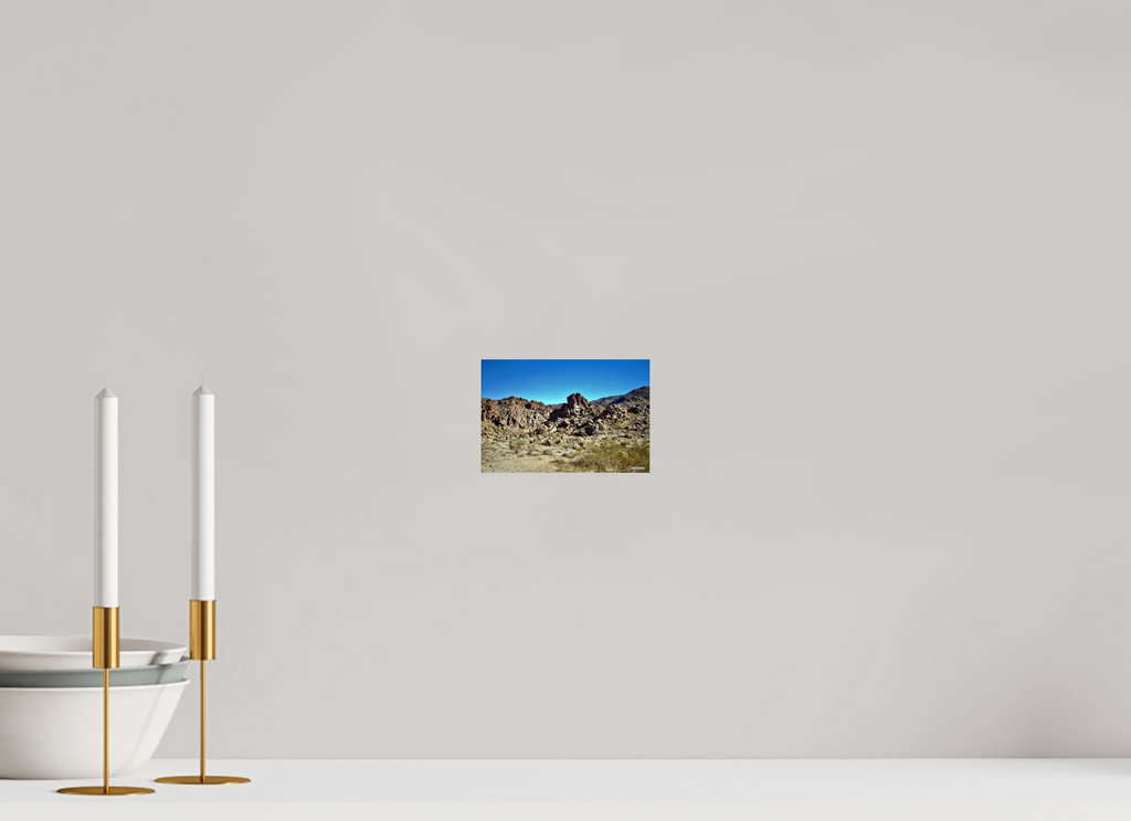 6 x 4″, Glossy Print without border Rock Formations Joshua Tree