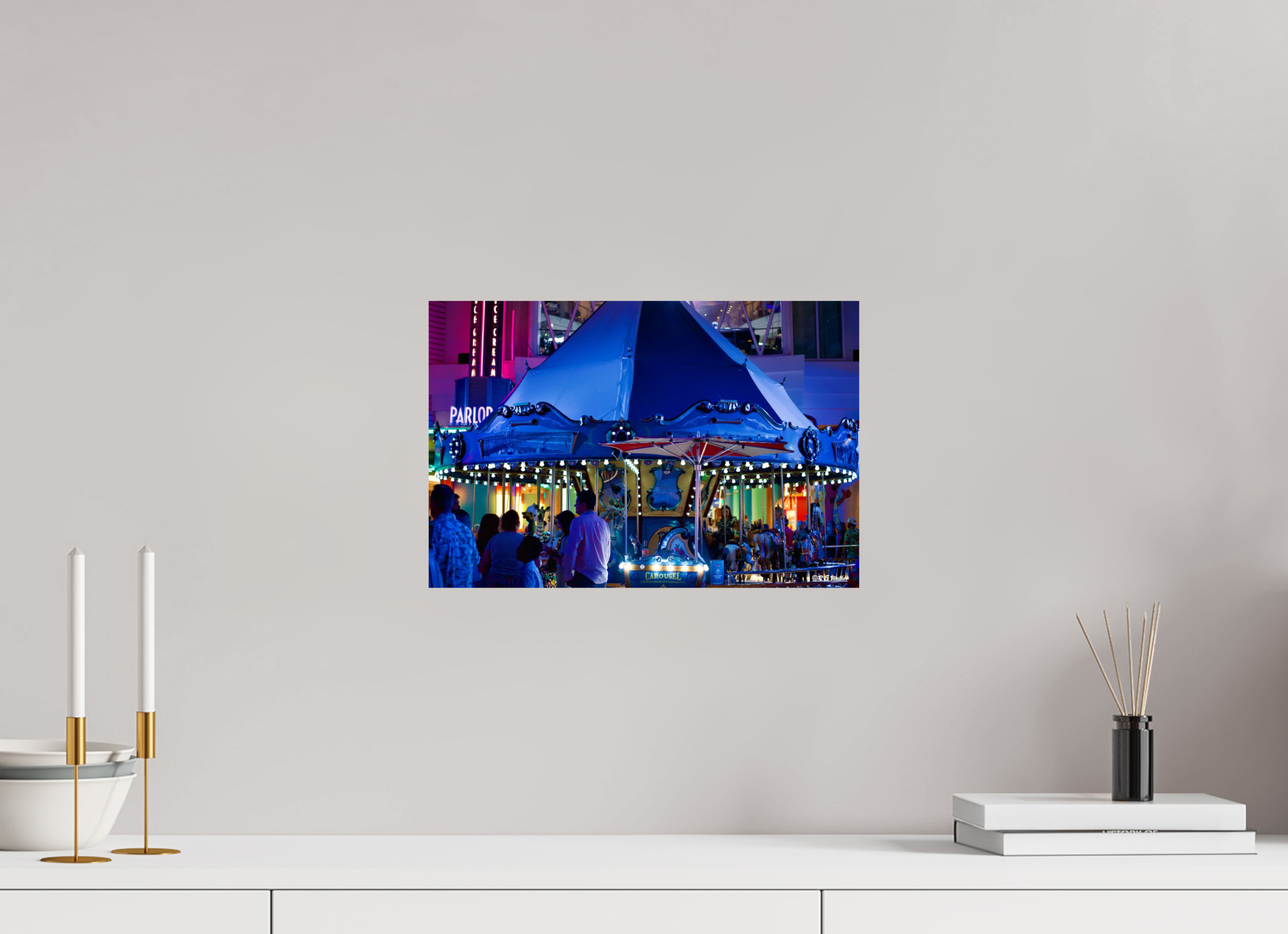 15 x 10″, Glossy Print without border Cruise Ship Carousel