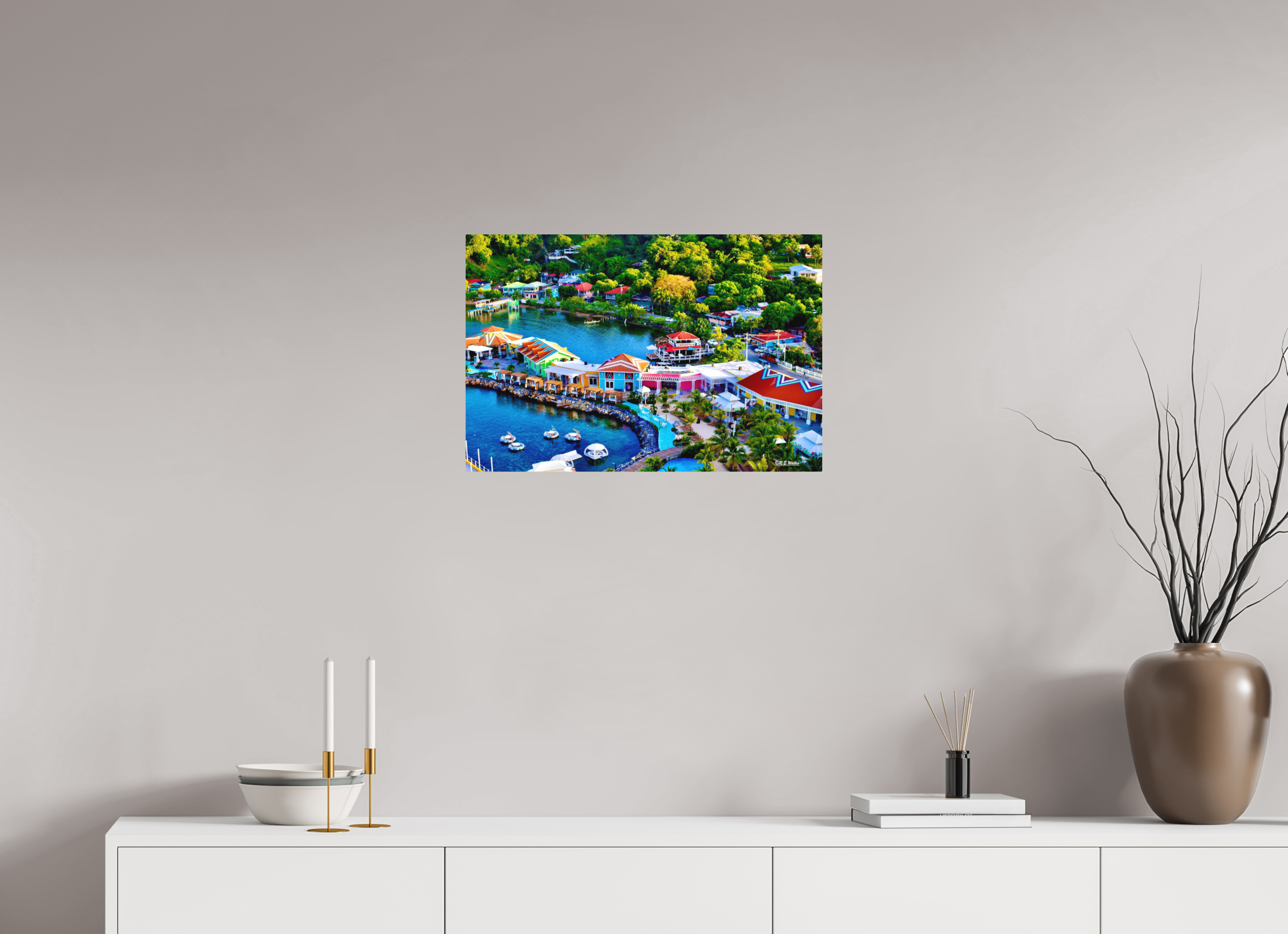 24 x 16″, Aluminum Roatan Port