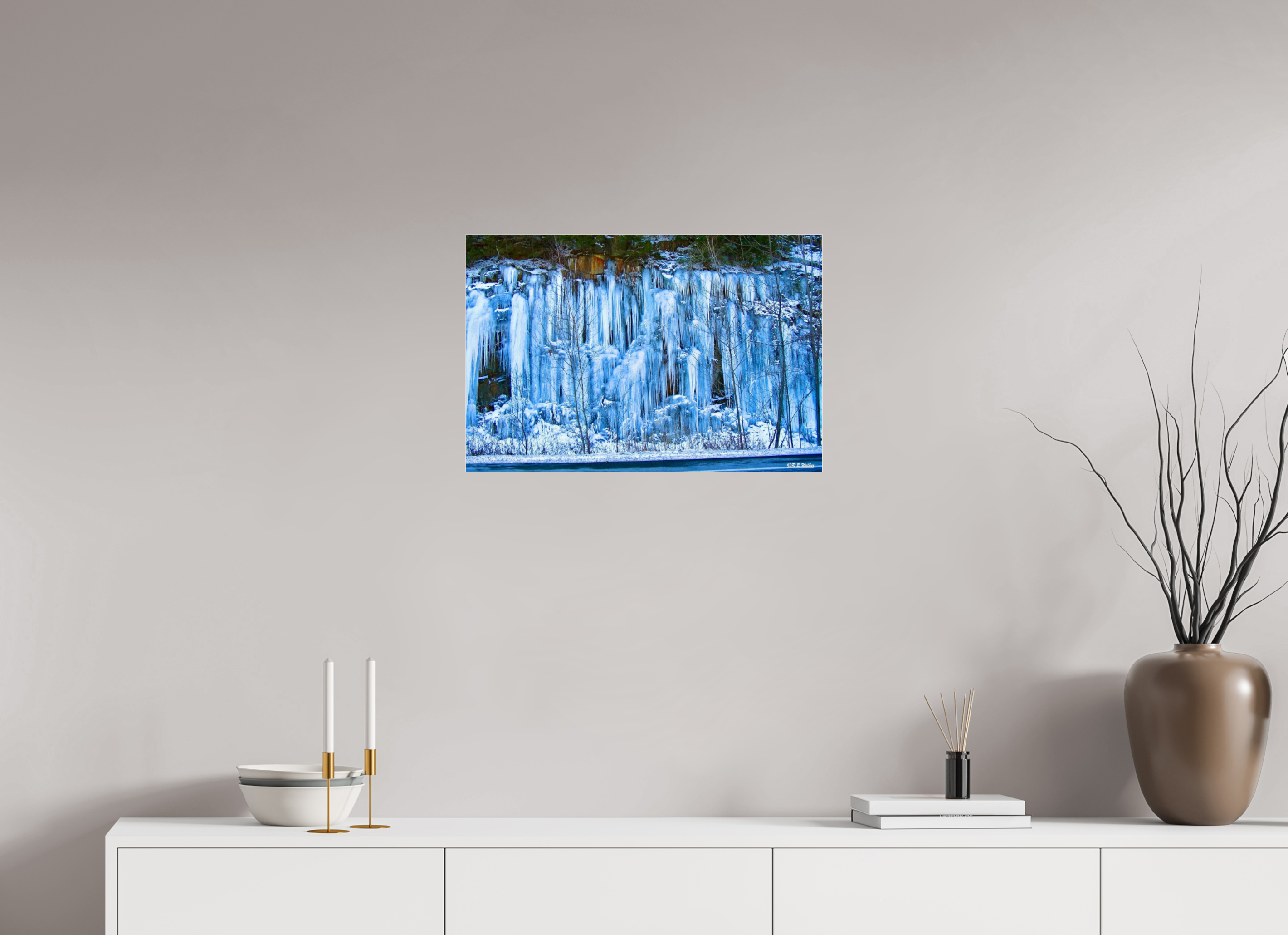 24 x 16″, acrylic-noframe-glossy Ice Wall