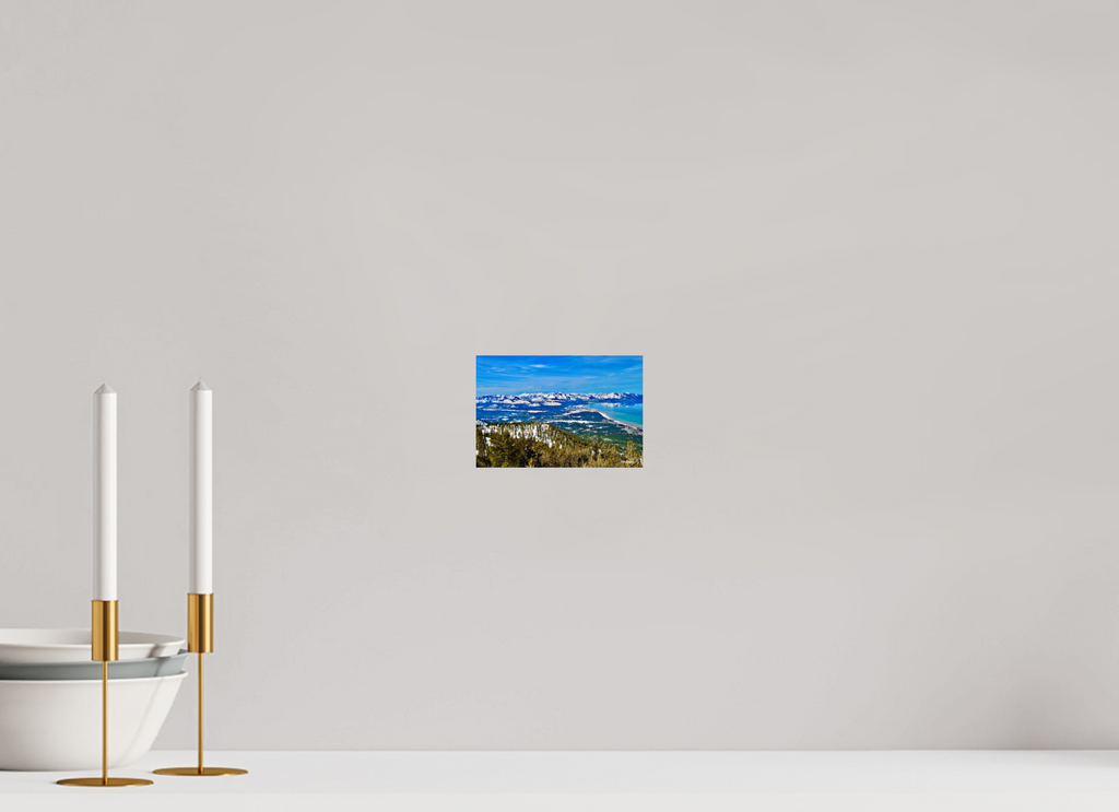 6 x 4″, Glossy Print without border Lake Tahoe Partial View