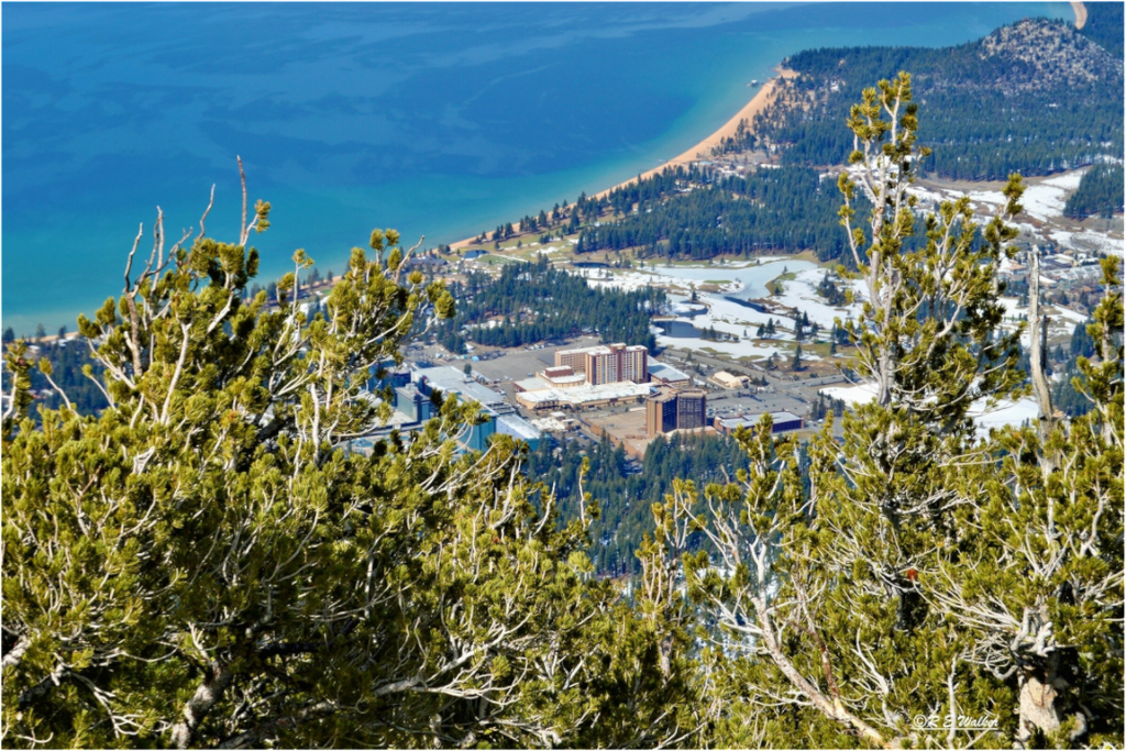 Main image View from Heavenly Mountain to city below