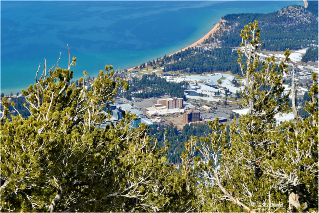 Main image View from Heavenly Mountain to city below