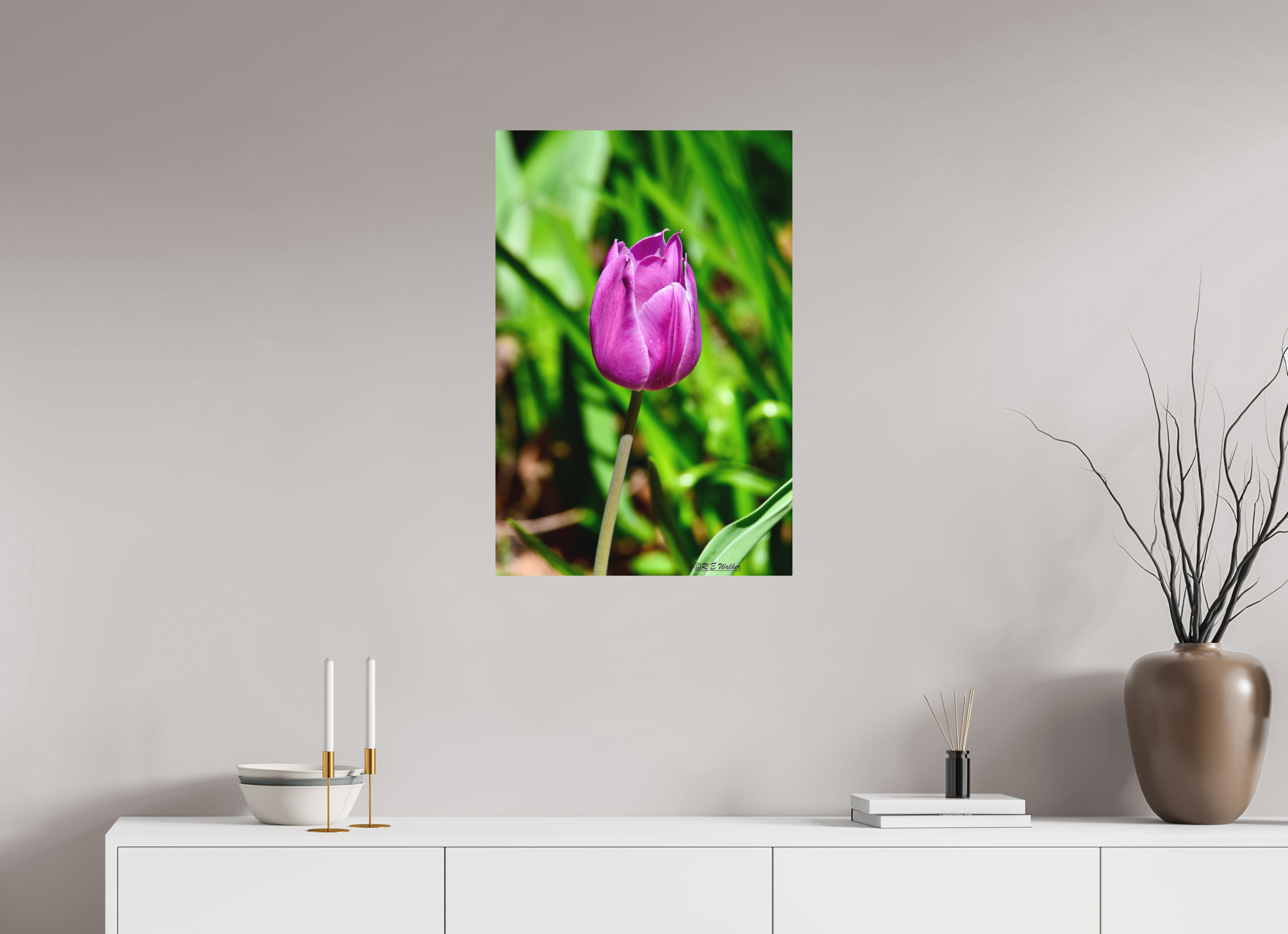 20 x 30″, Aluminum Tulip in Weatherford, Tx