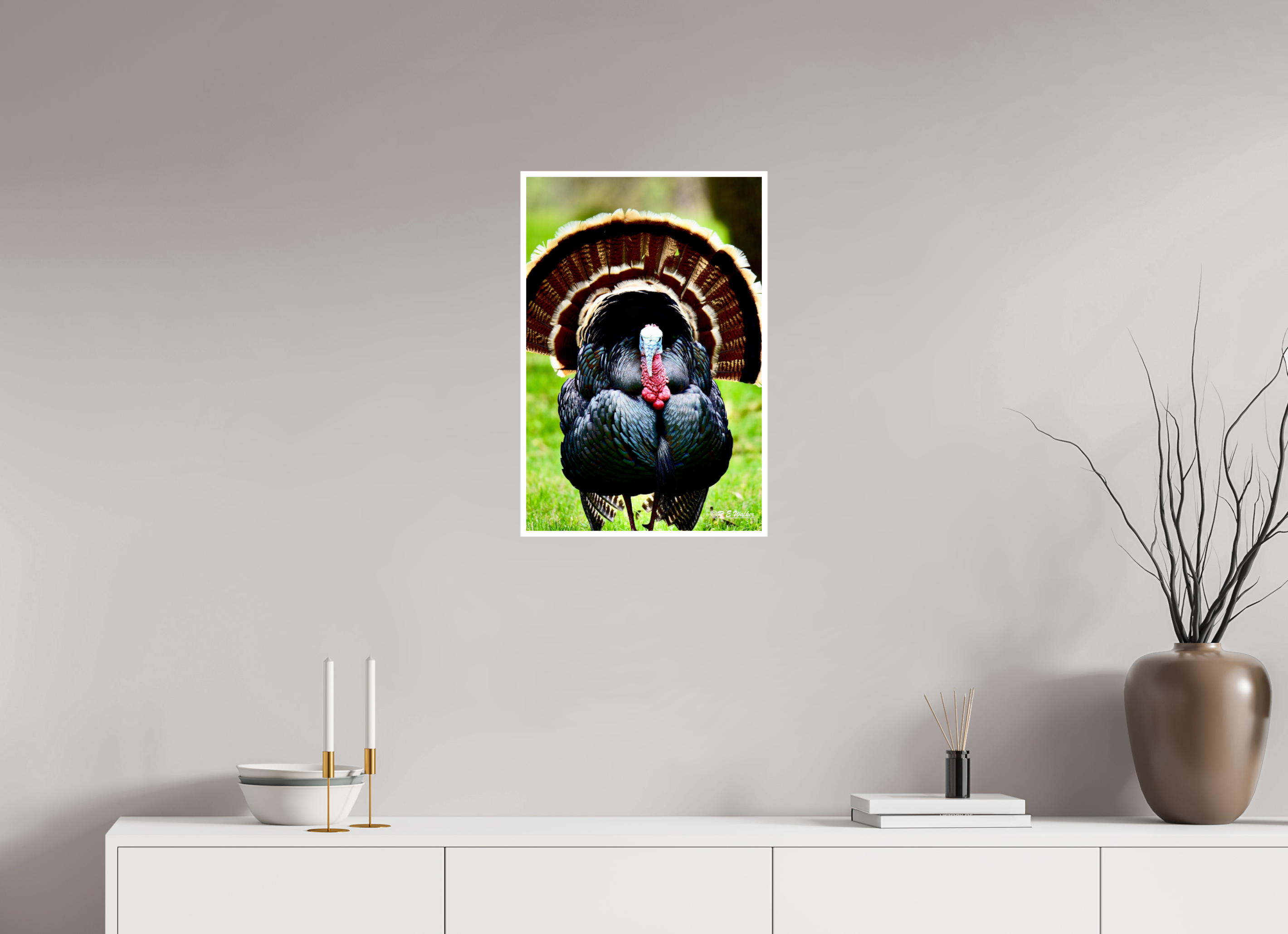 16 x 24″, Print with 0.4in white border Turkey Headon