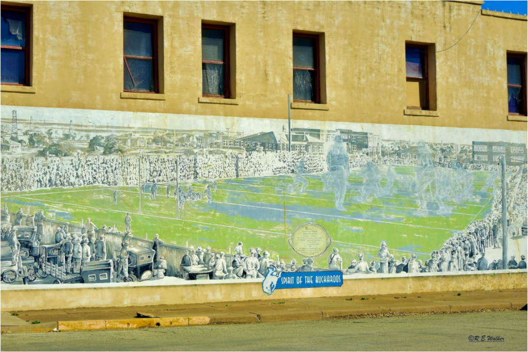 Main image Football Mural Breckenridge, TX