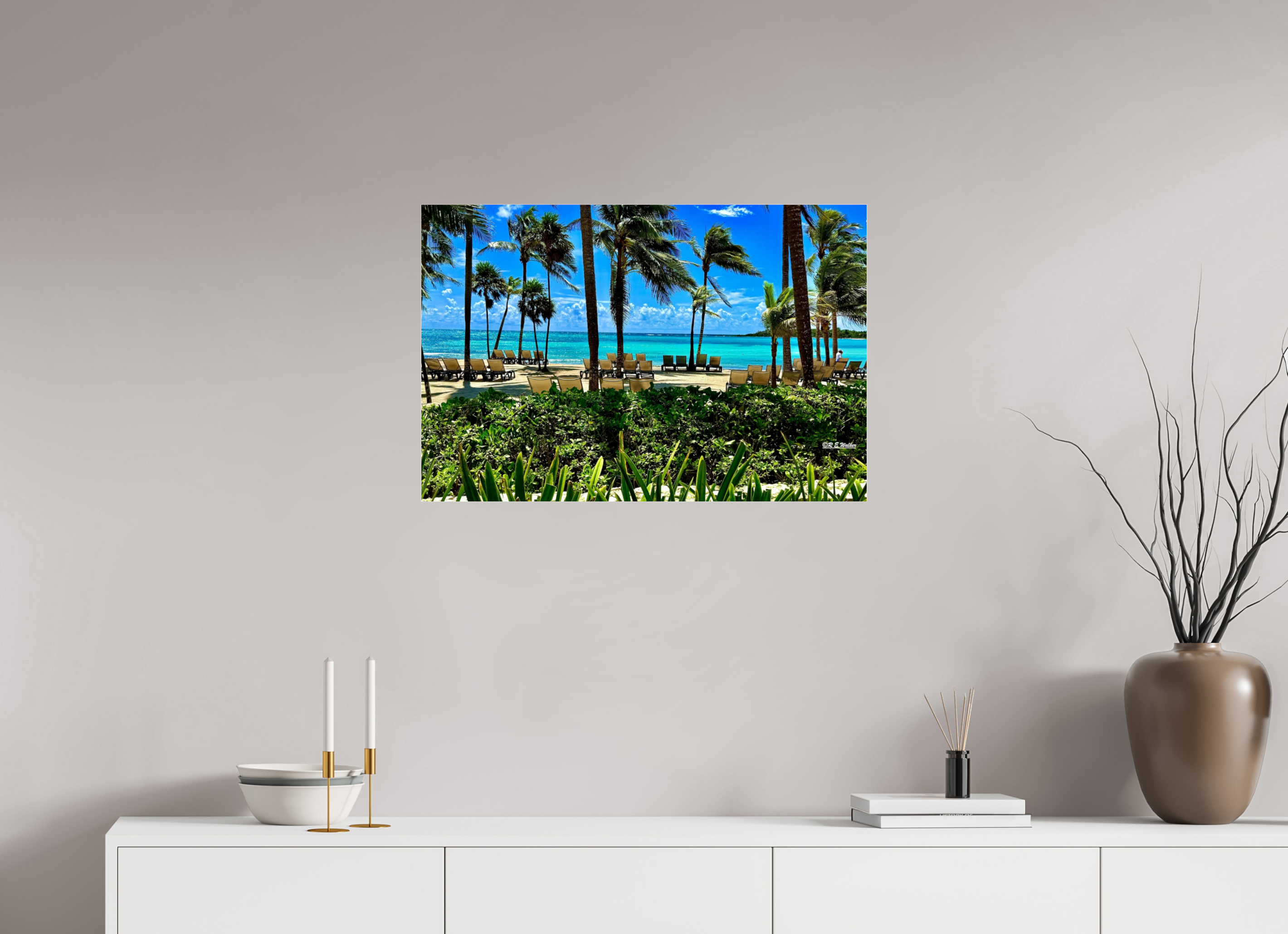 30 x 20″, acrylic-noframe-glossy Barcelo View in Riviera Maya MX