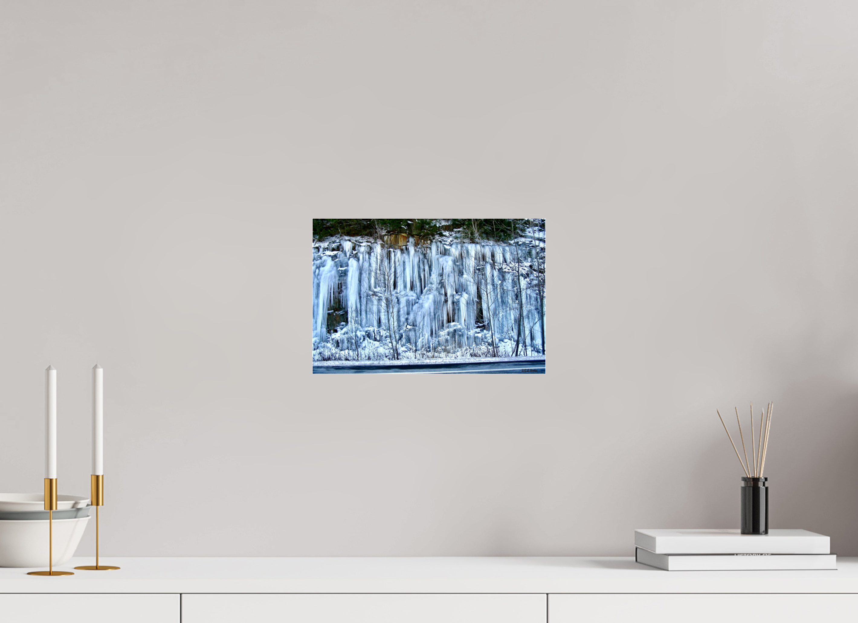 12 x 8″, acrylic-noframe-glossy Ice Wall