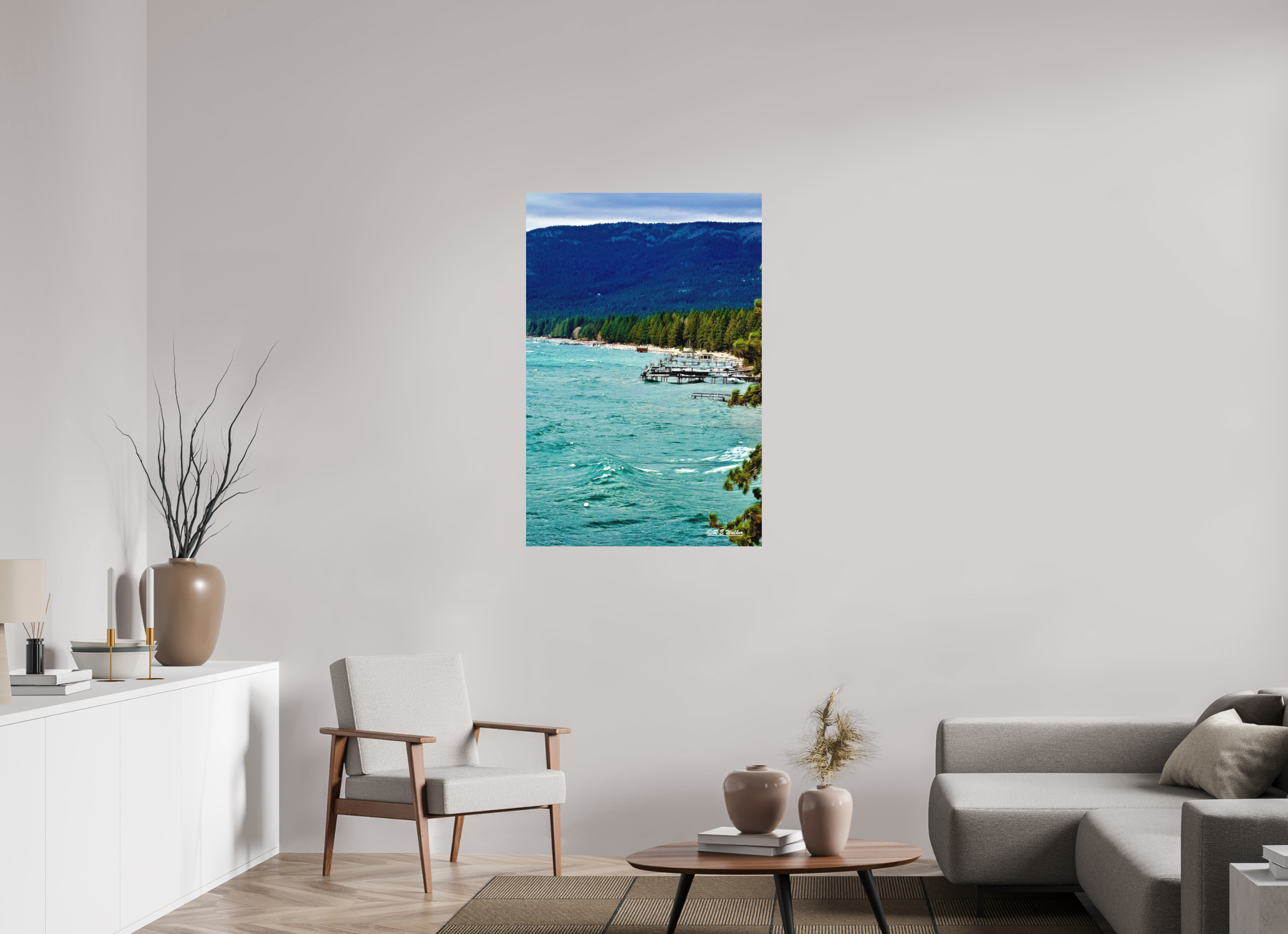 30 x 45″, Aluminum Docks at Incline Village