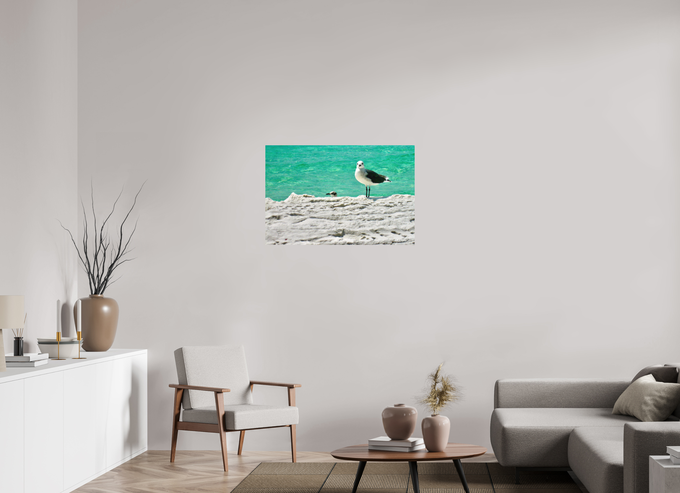 36 x 24″, Aluminum Laughing Gull