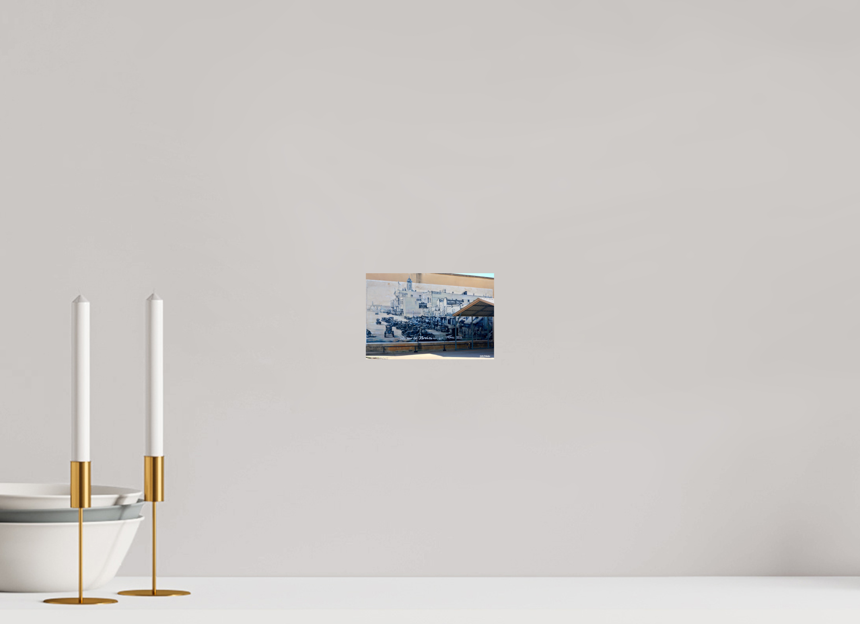 6 x 4″, Glossy Print without border Old Breckenridge Town Mural