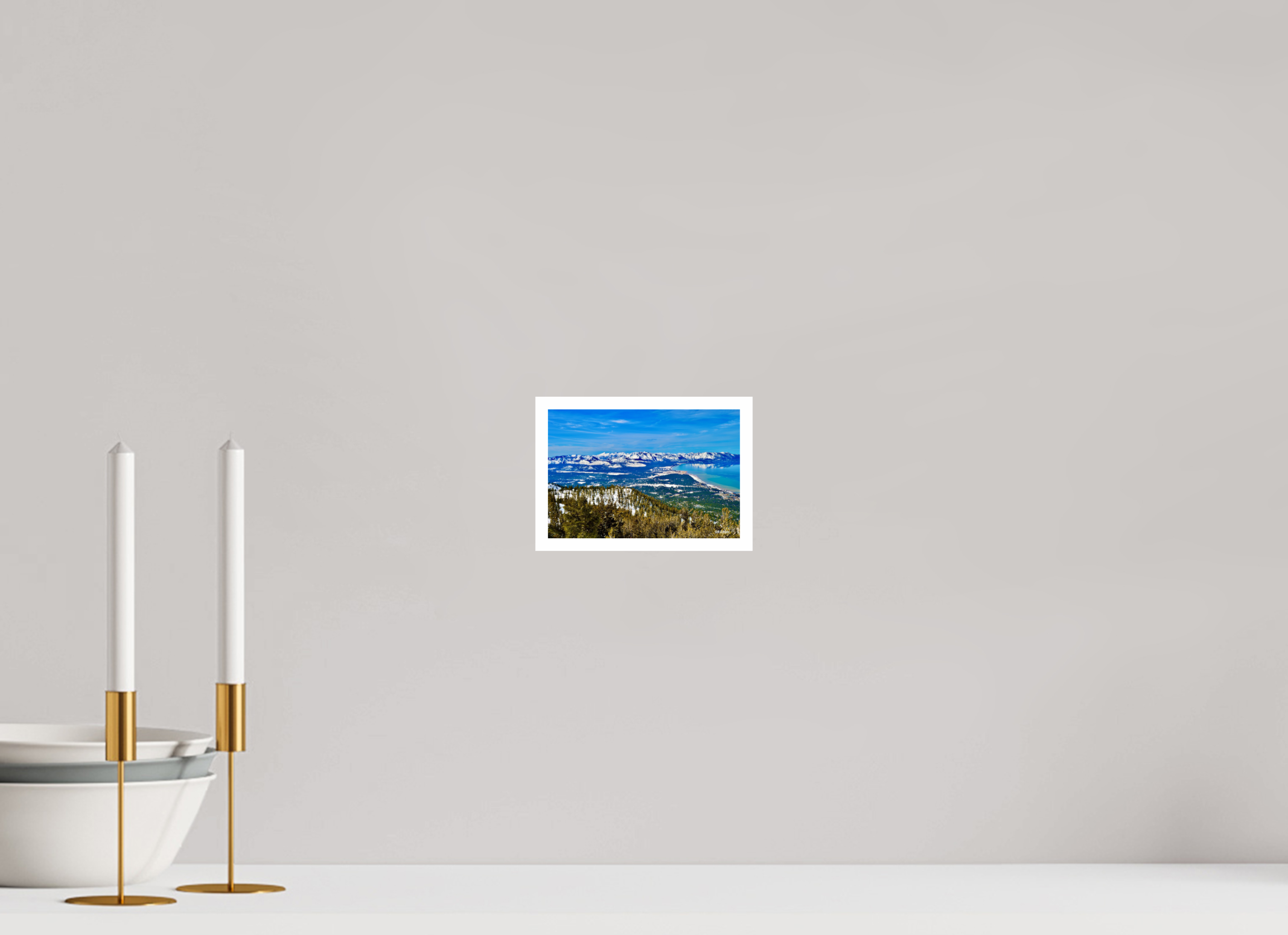 6 x 4″, Print with 0.4in white border Lake Tahoe Partial View