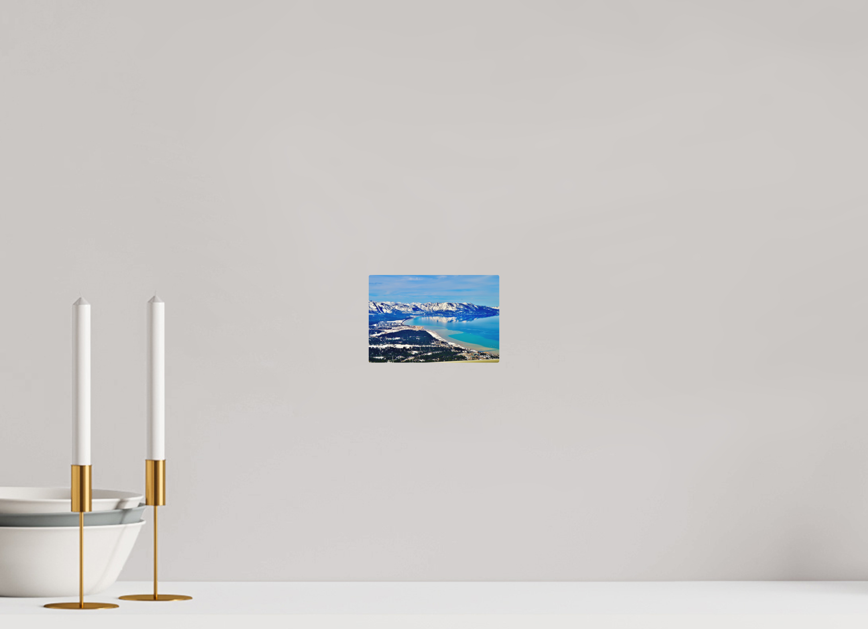 6 x 4″, Aluminum Lake Tahoe