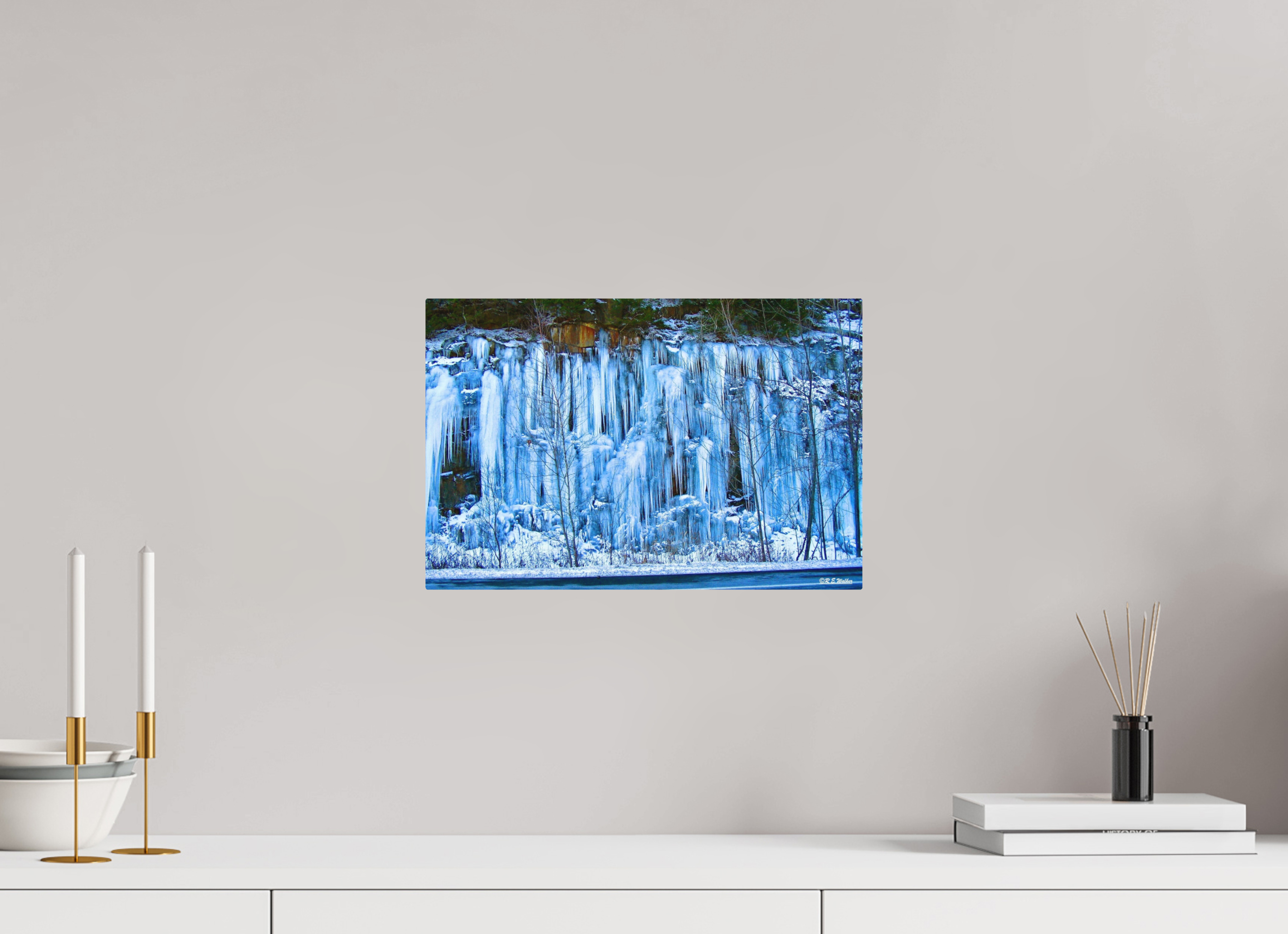 15 x 10″, Aluminum Ice Wall
