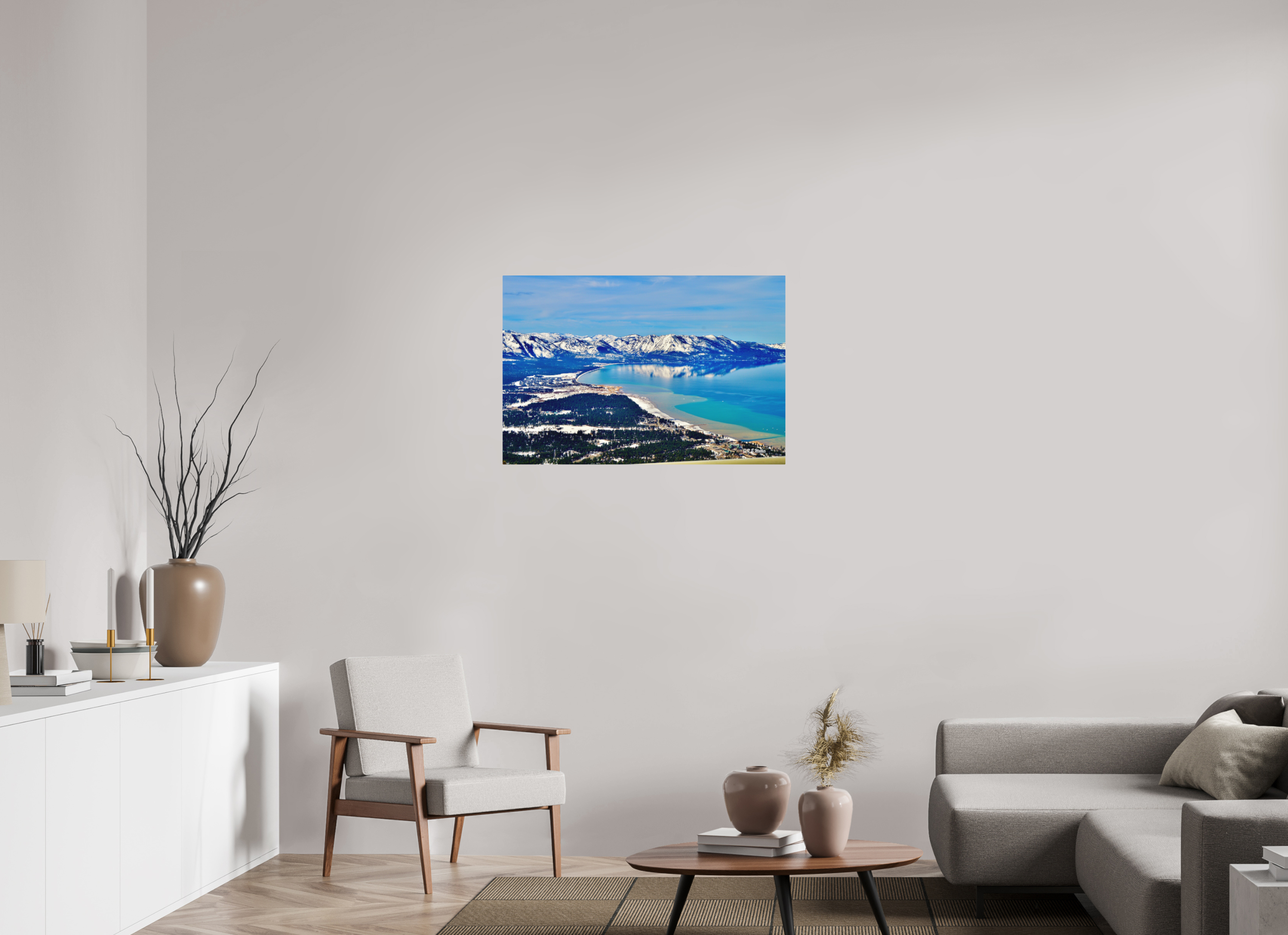 36 x 24″, Aluminum Lake Tahoe