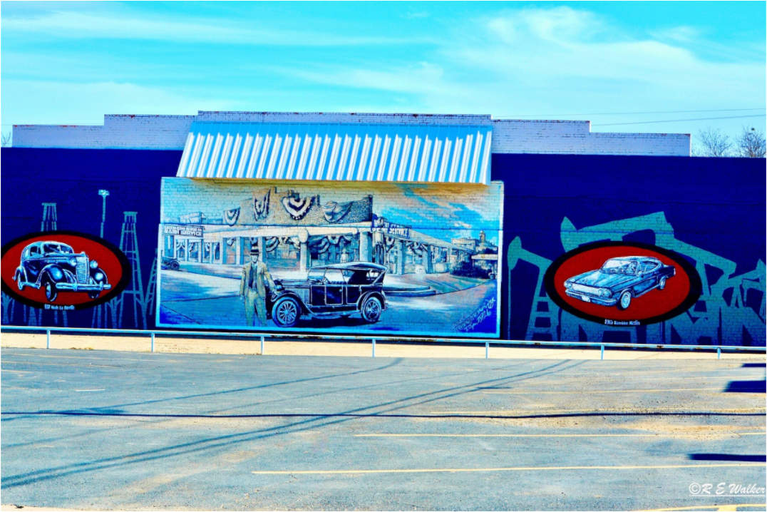 Main image Mural of Cars-Breckenridge, TX