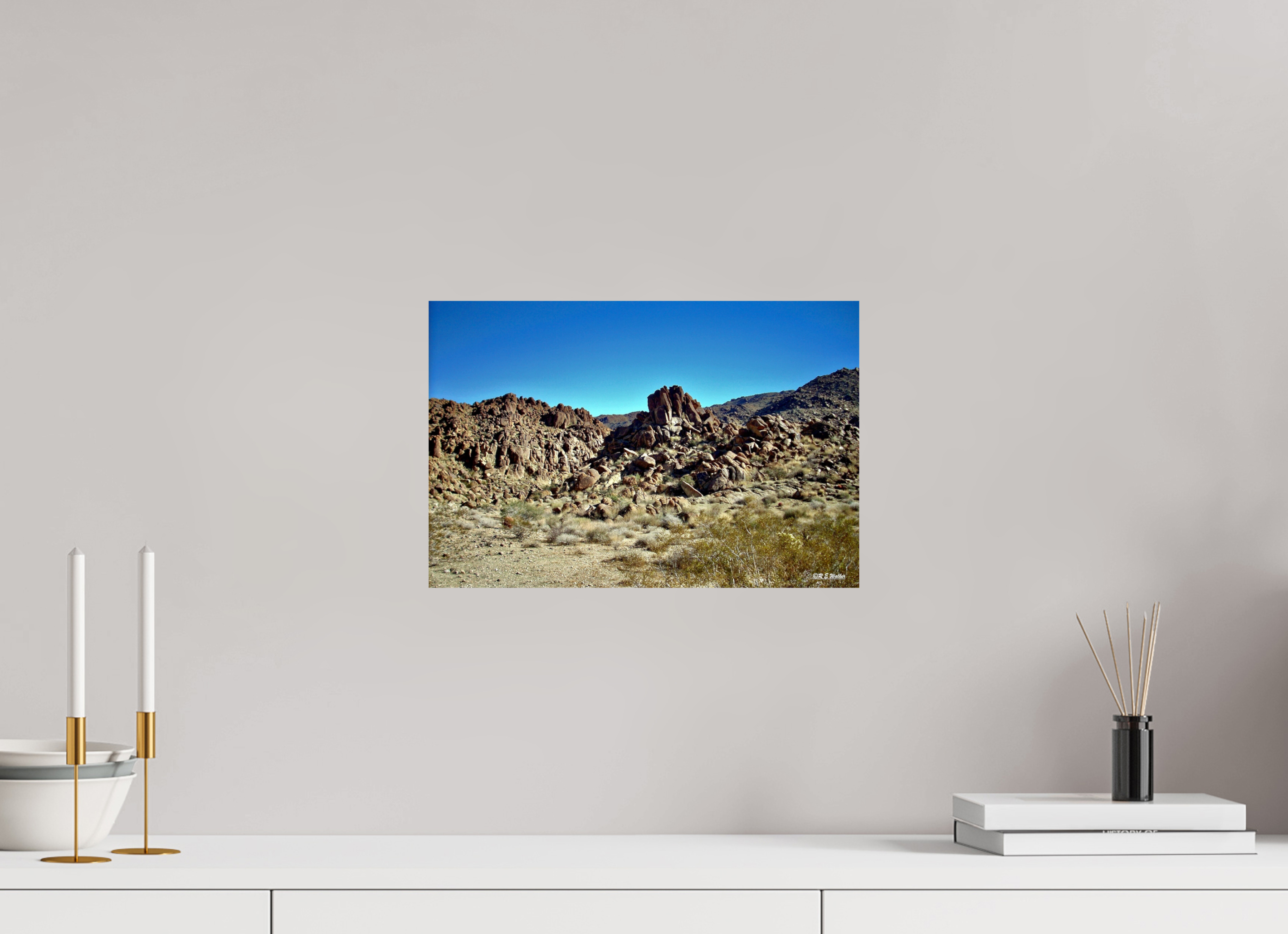 15 x 10″, Glossy Print without border Rock Formations Joshua Tree
