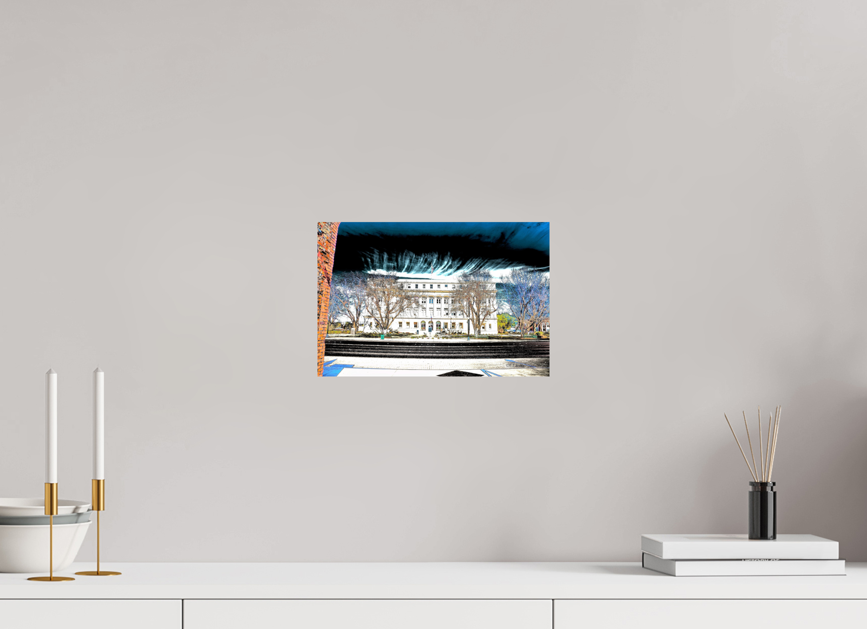 12 x 8″, Glossy Print without border Stephens County Courthouse