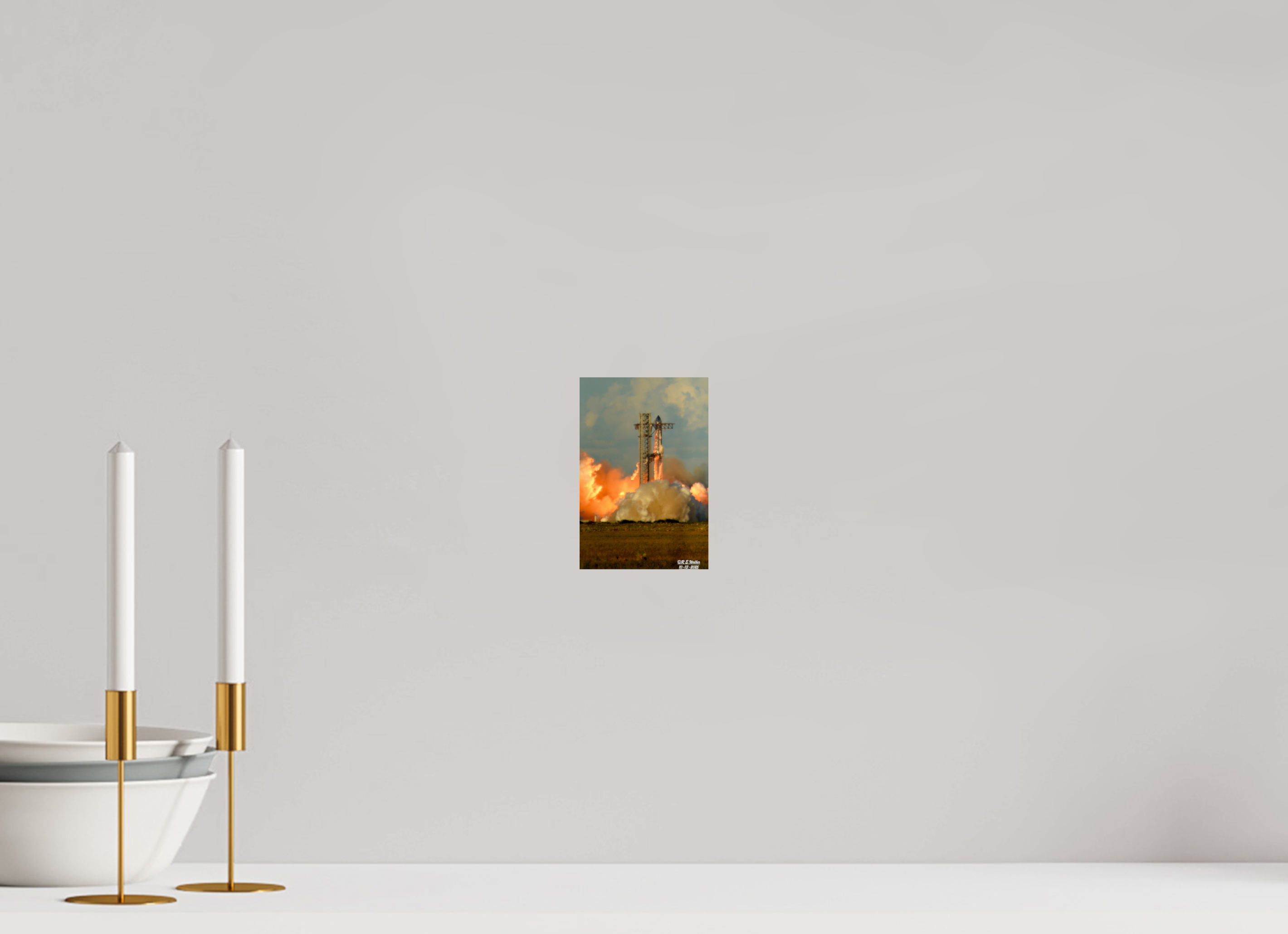 4 x 6″, Glossy Print without border SpaceX Starship Launch at Ignition