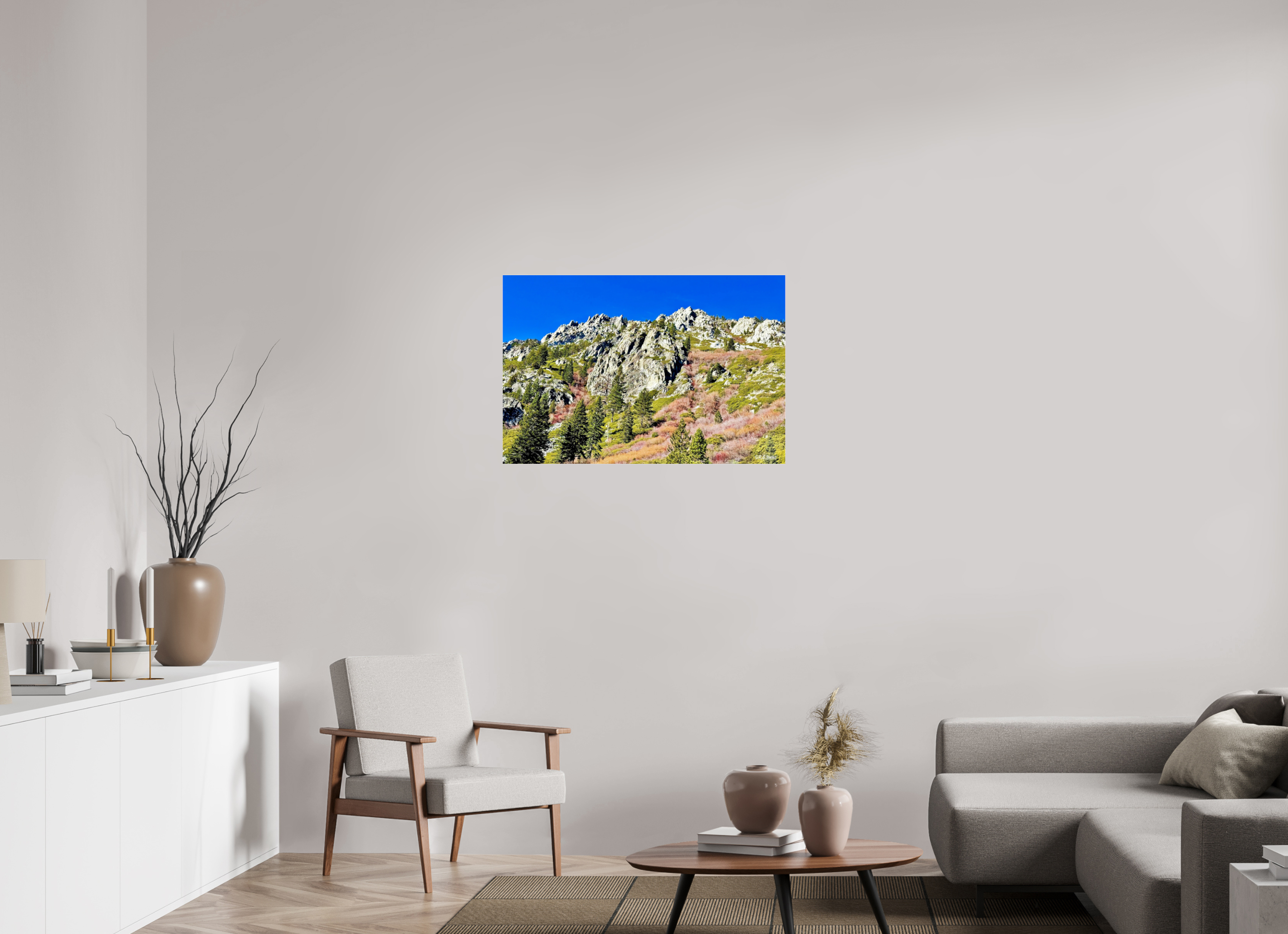 36 x 24″, Photo Print Under Acrylic Glass Emerald Bay Mountain View