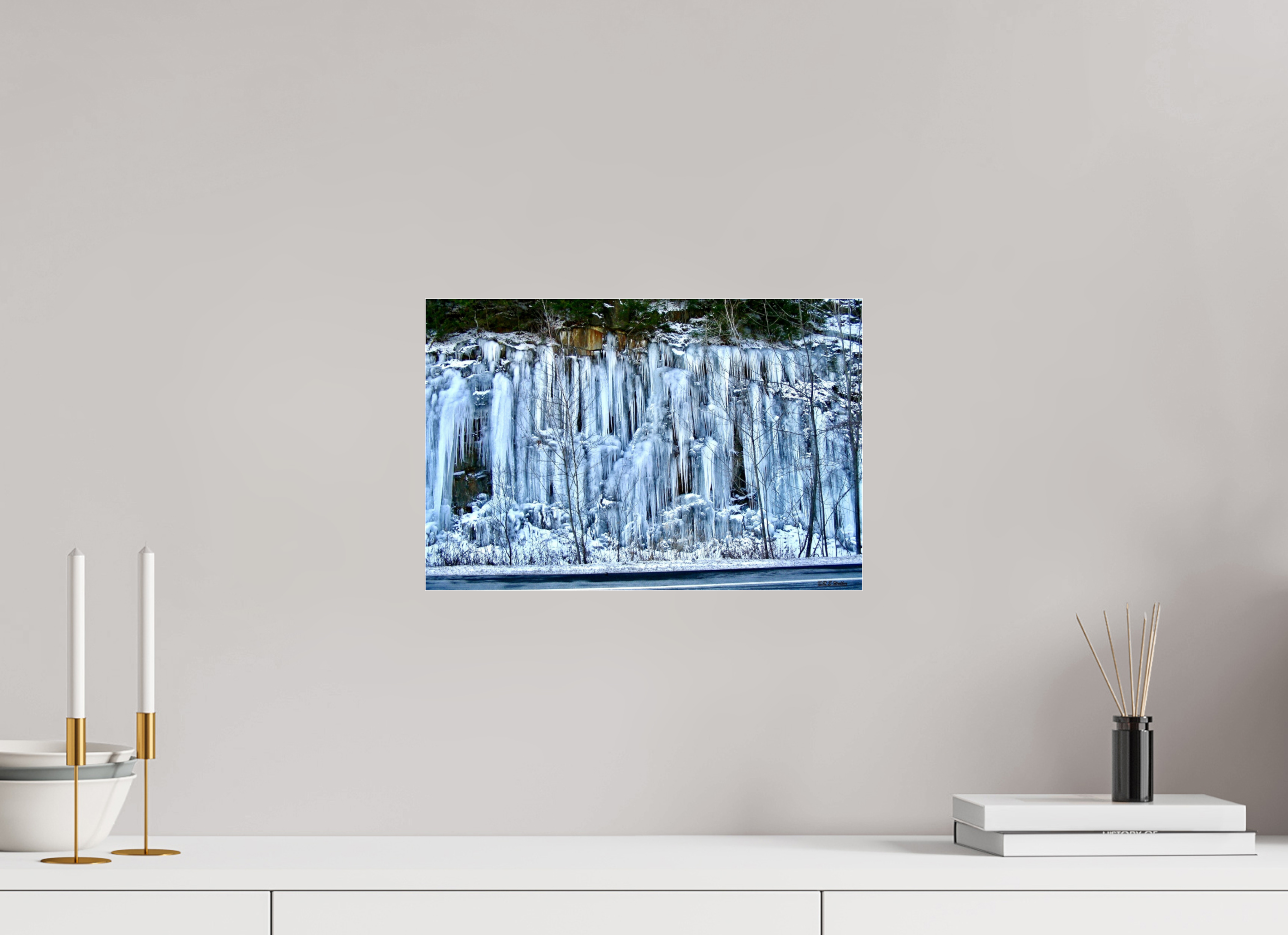 15 x 10″, acrylic-noframe-glossy Ice Wall