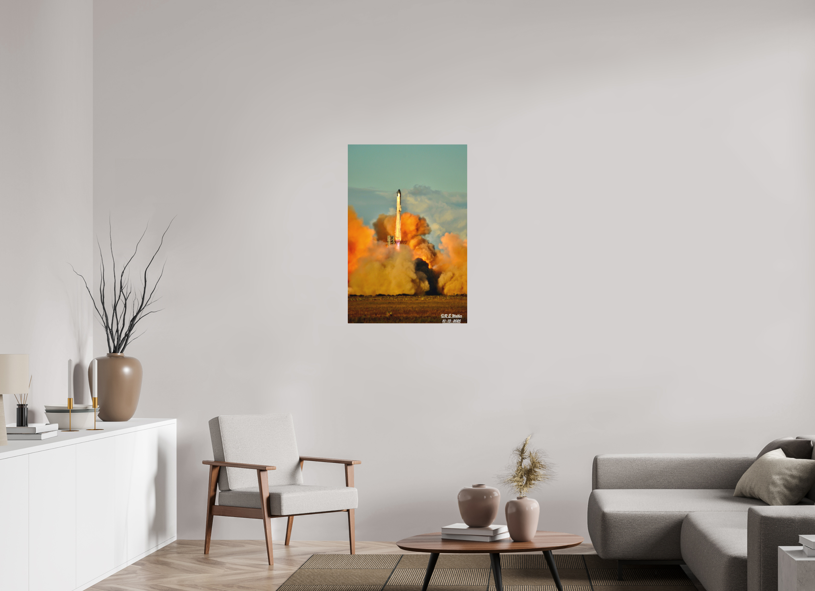 24 x 36″, Aluminum Starship IFT11 Clearing Tower