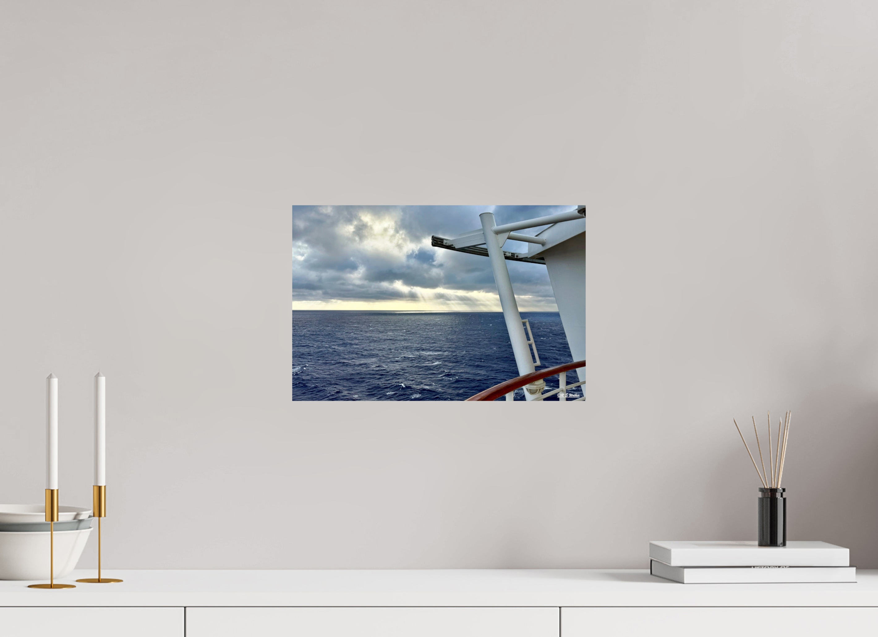 15 x 10″, Glossy Print without border Sunlight coming through Clouds