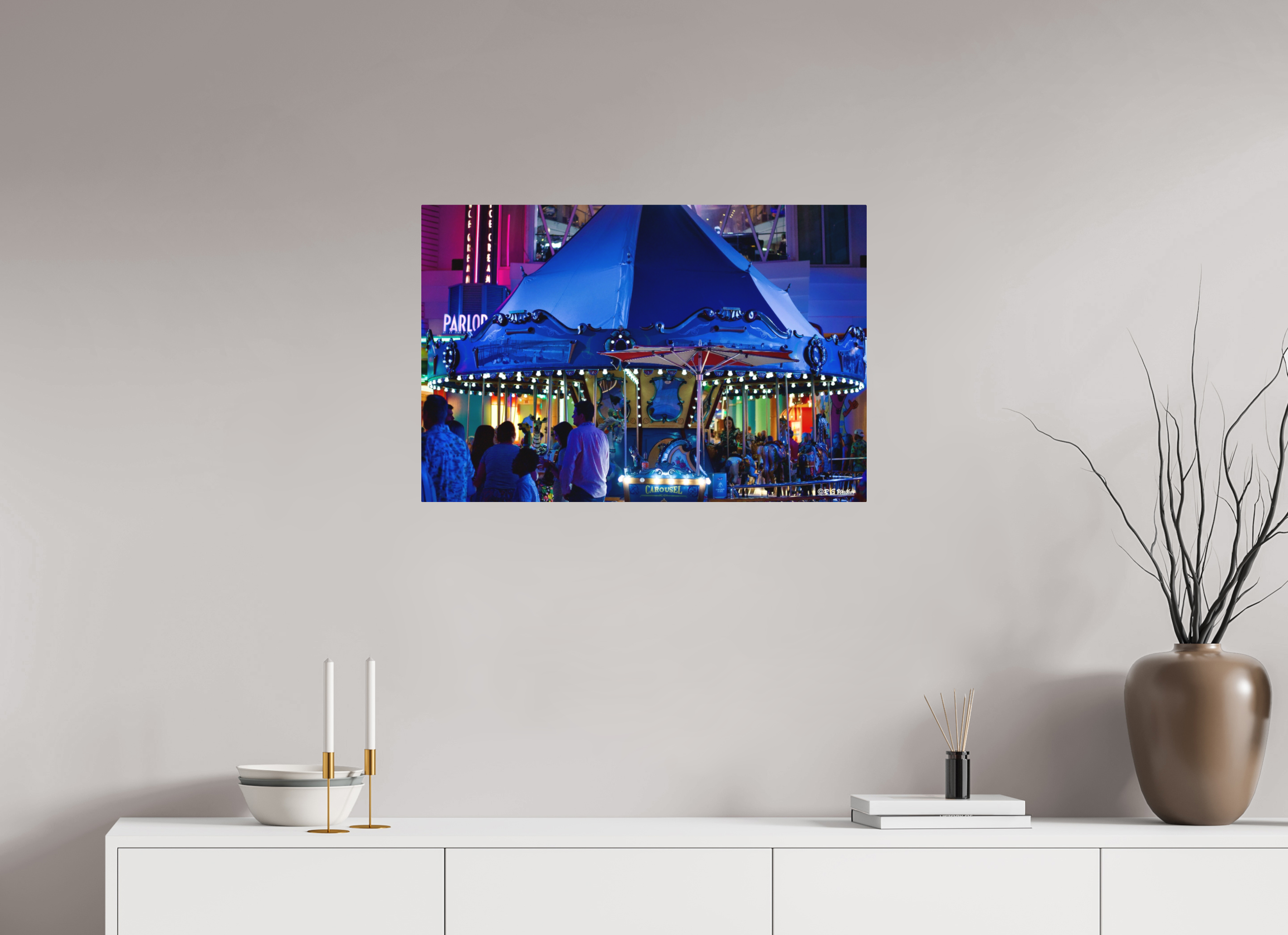 30 x 20″, Aluminum Ship Carousel