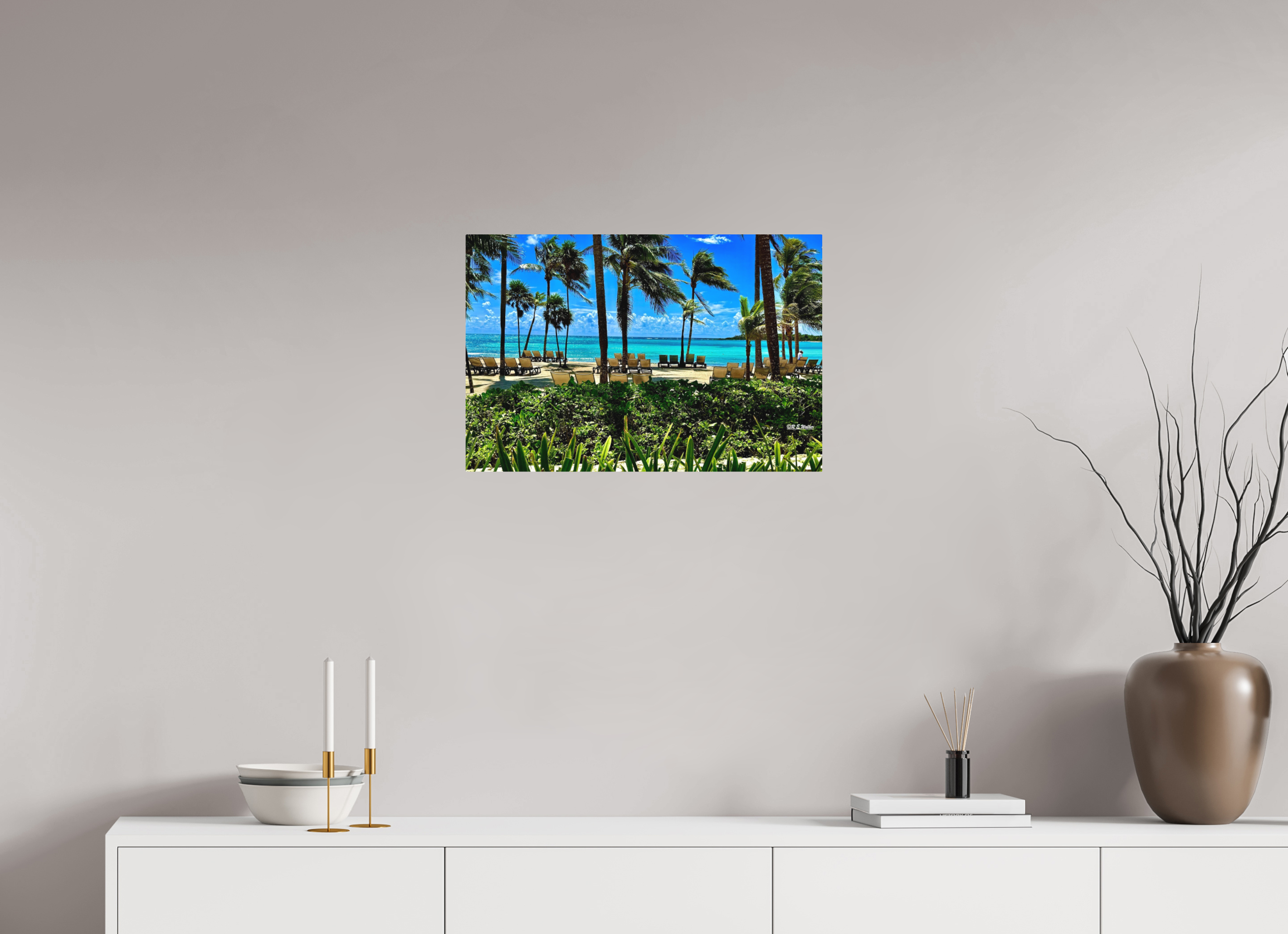 24 x 16″, Aluminum Barcelo View in Riviera Maya MX