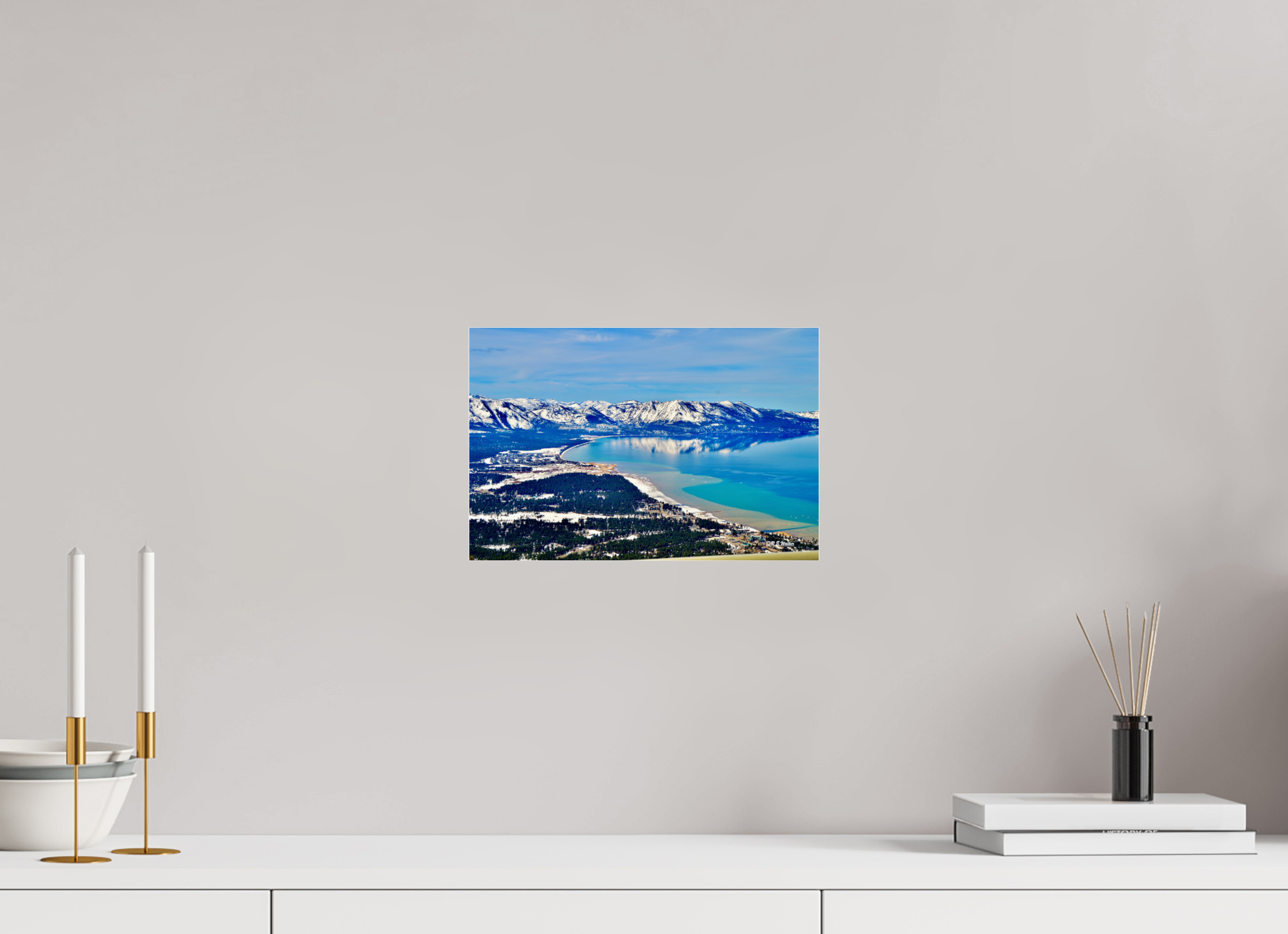 12 x 8″, acrylic-noframe-glossy Lake Tahoe