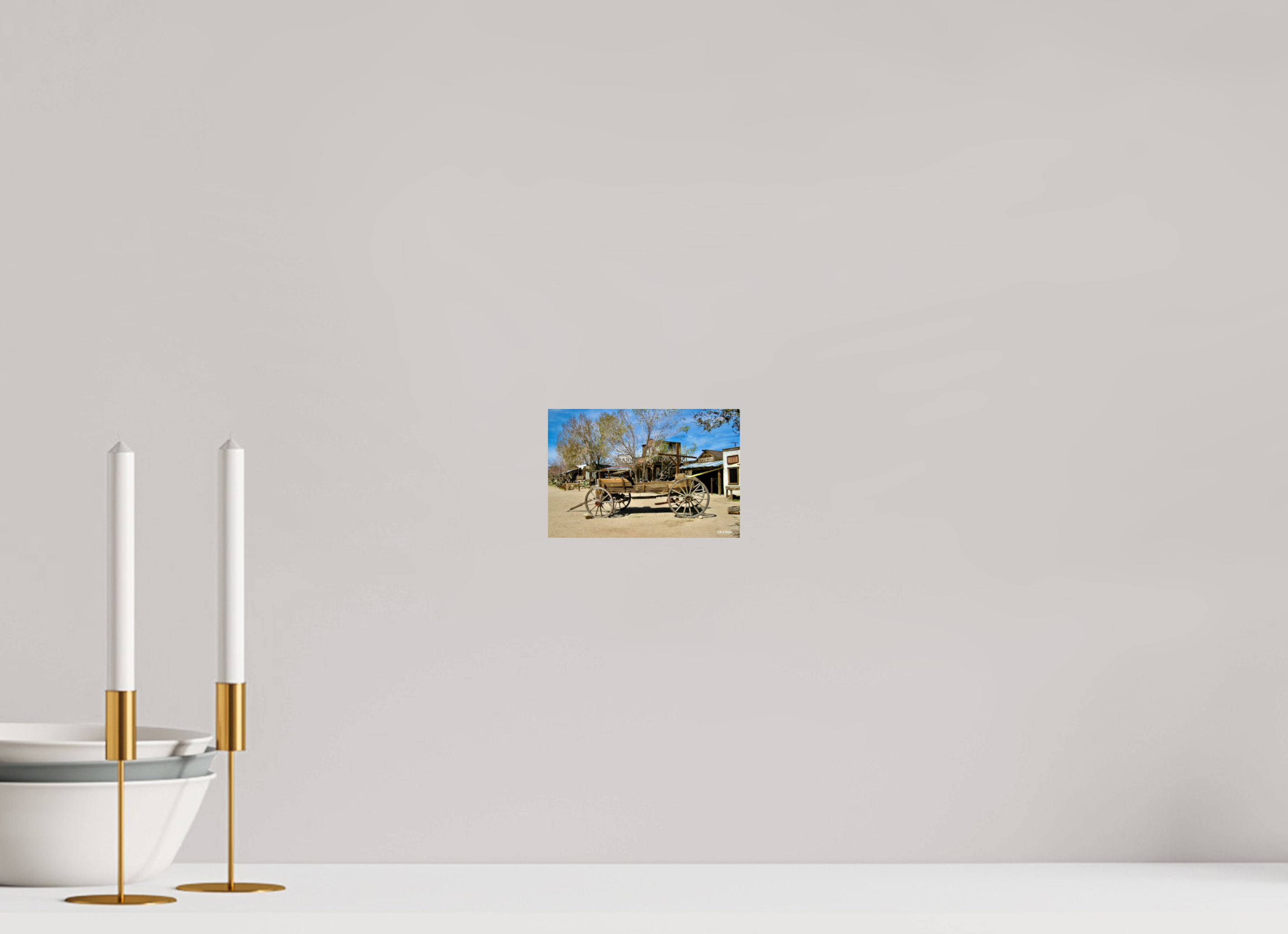 6 x 4″, Glossy Print without border Old Wagon in Pioneer Town, CA