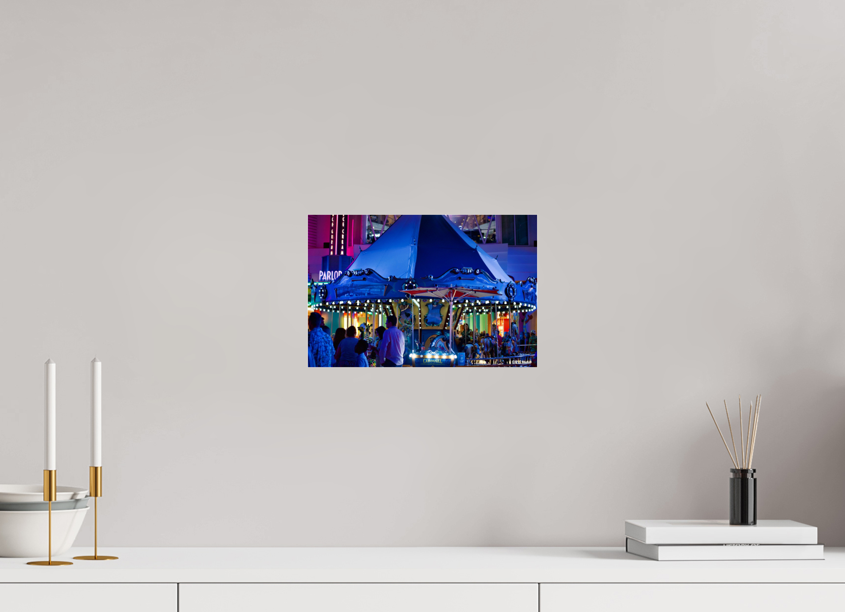 12 x 8″, acrylic-noframe-glossy Ship Carousel