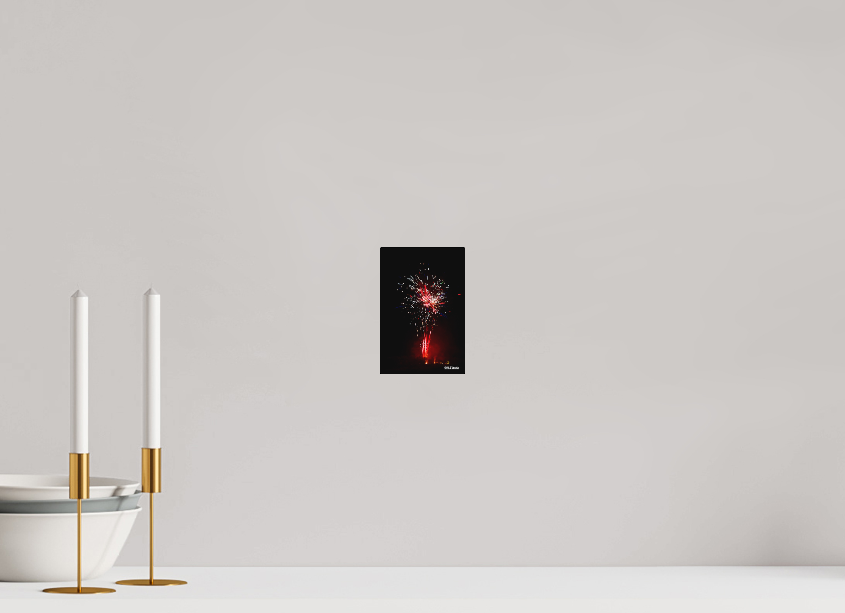 4 x 6″, Aluminum Light Bulb Fireworks