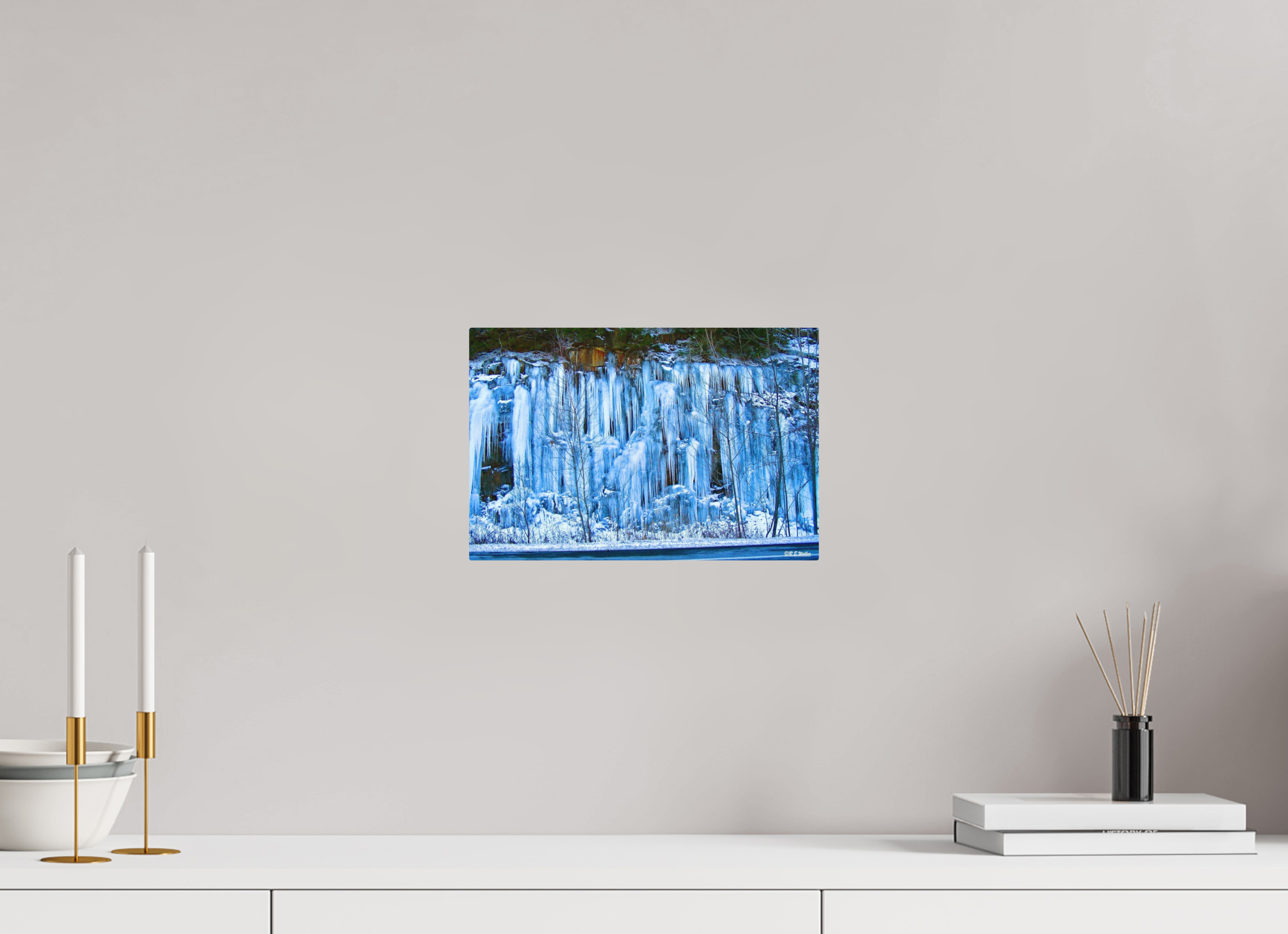 12 x 8″, Aluminum Ice Wall