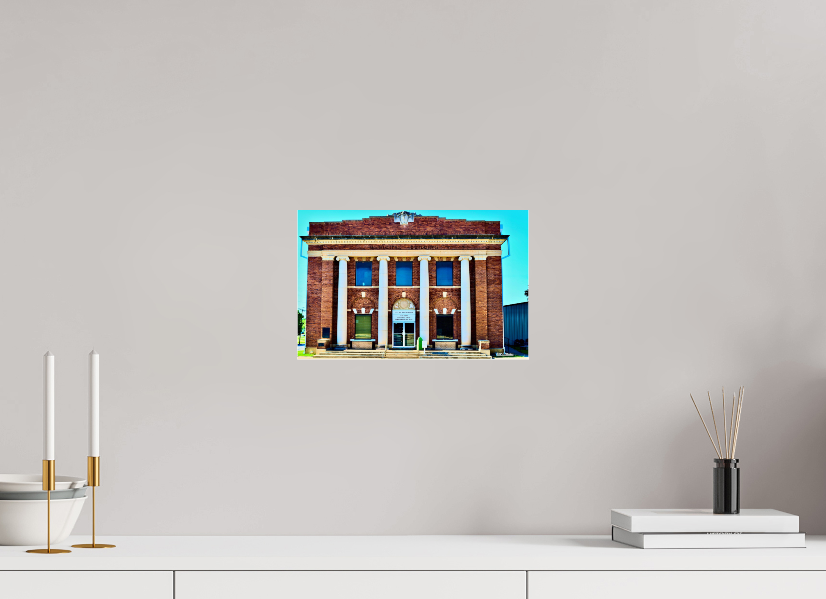 12.4 x 8″, acrylic-noframe-glossy Breckenridge, TX Fire Dept
