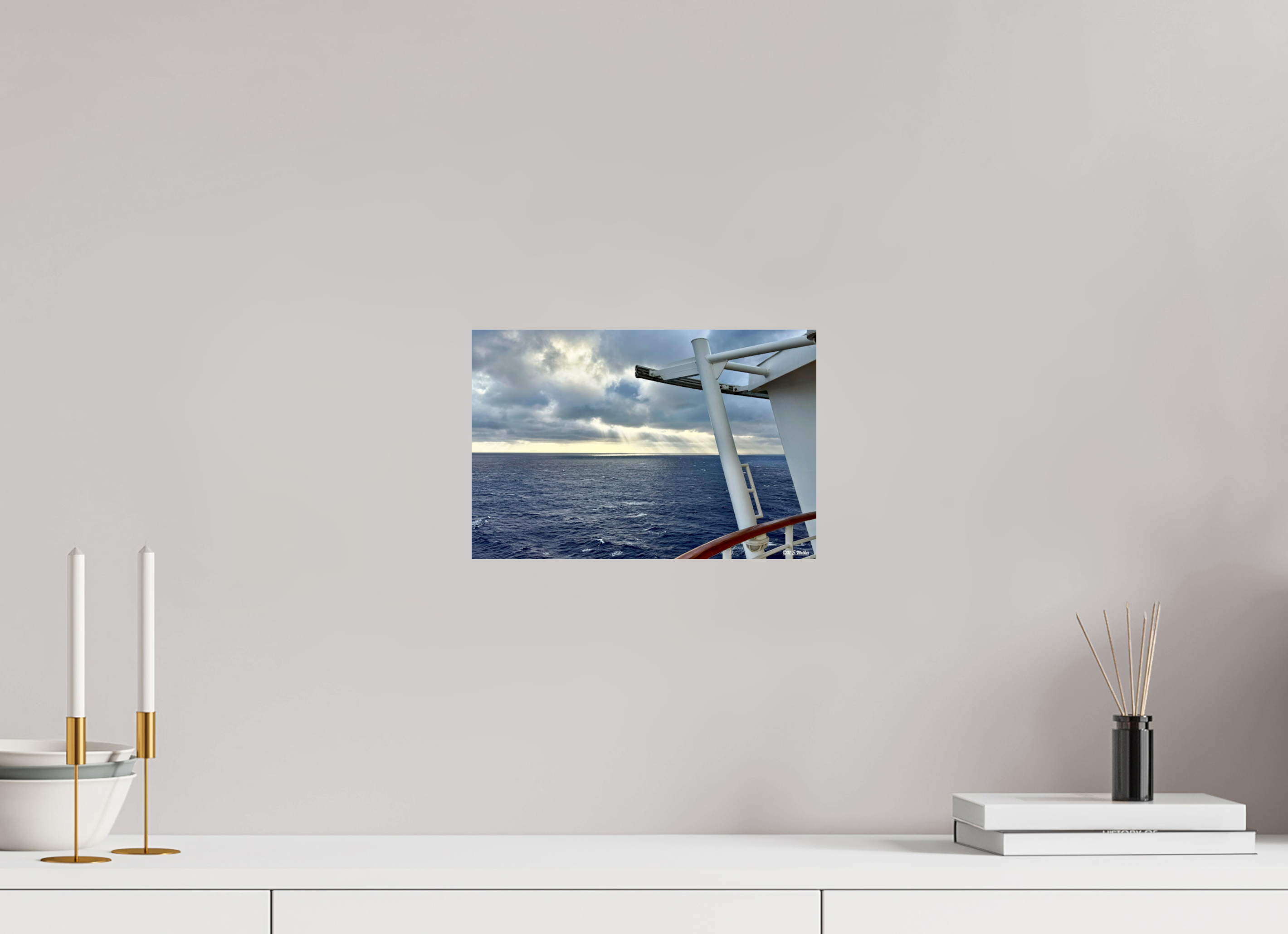 12 x 8″, Glossy Print without border Sunlight coming through Clouds