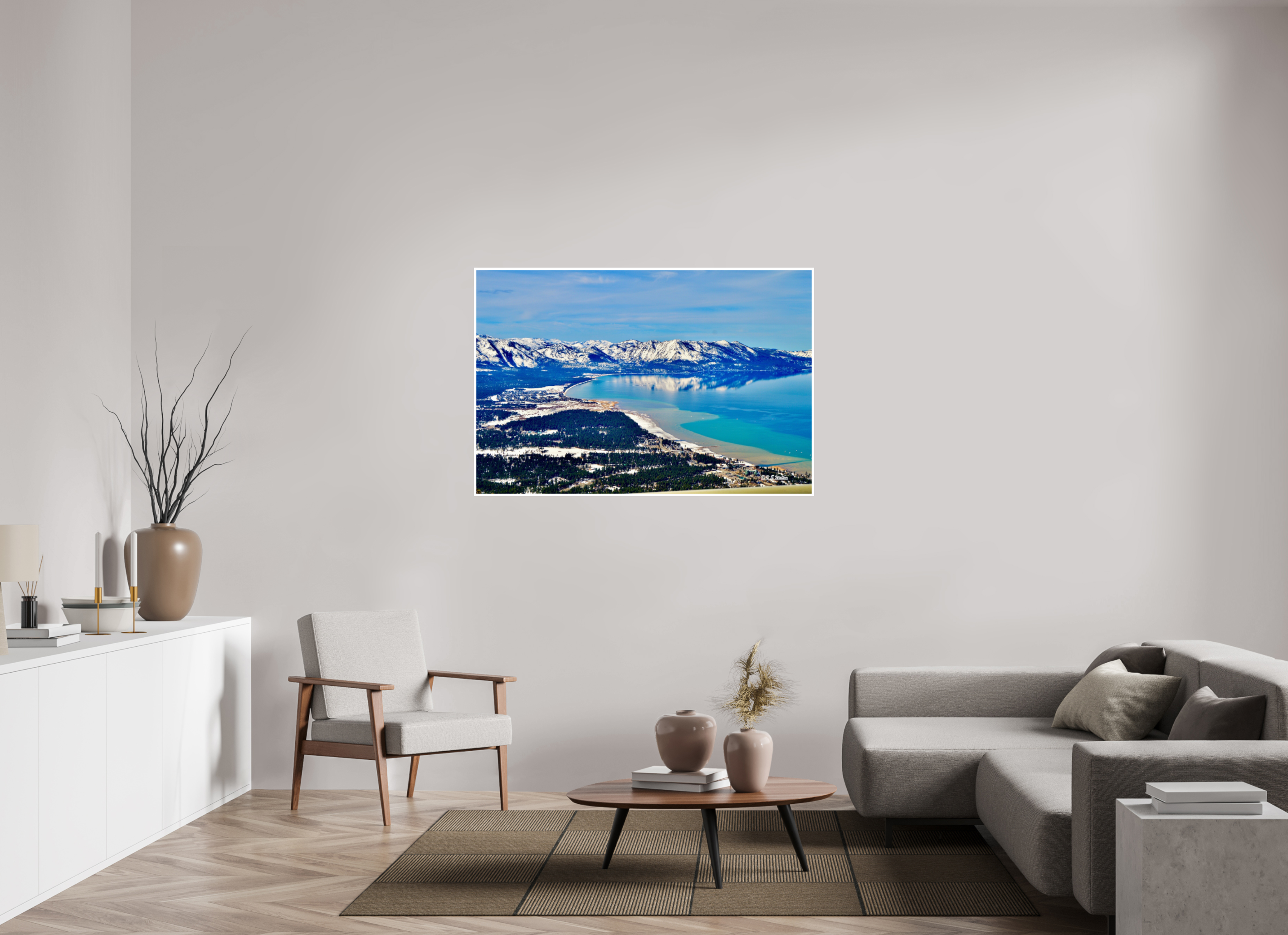 54 x 36″, Print with 0.4in white border Lake Tahoe