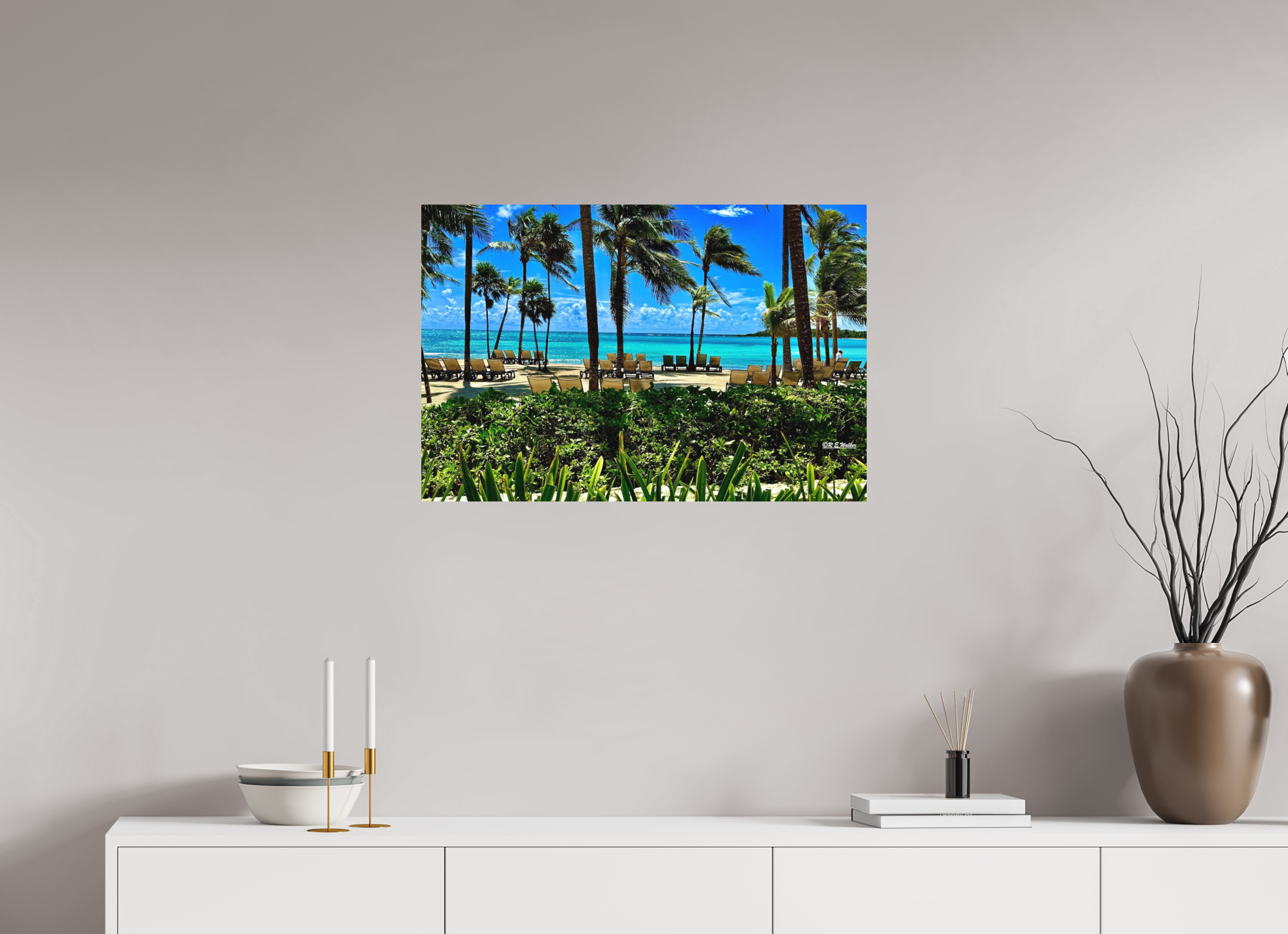 30 x 20″, Aluminum Barcelo View in Riviera Maya MX